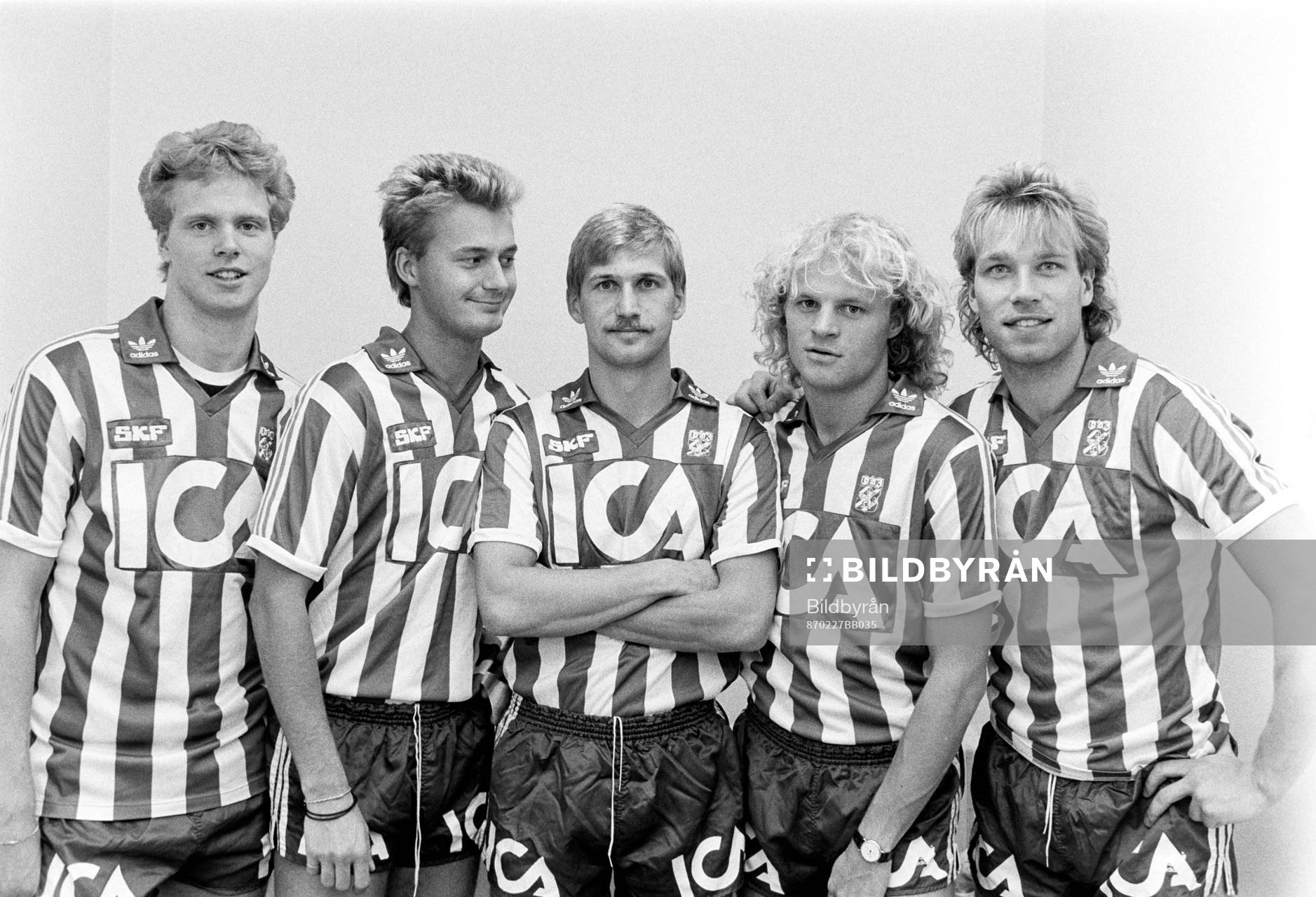 Fr.v Pär Millqvist, Lars Zetterlund, Lennart Nilsson,