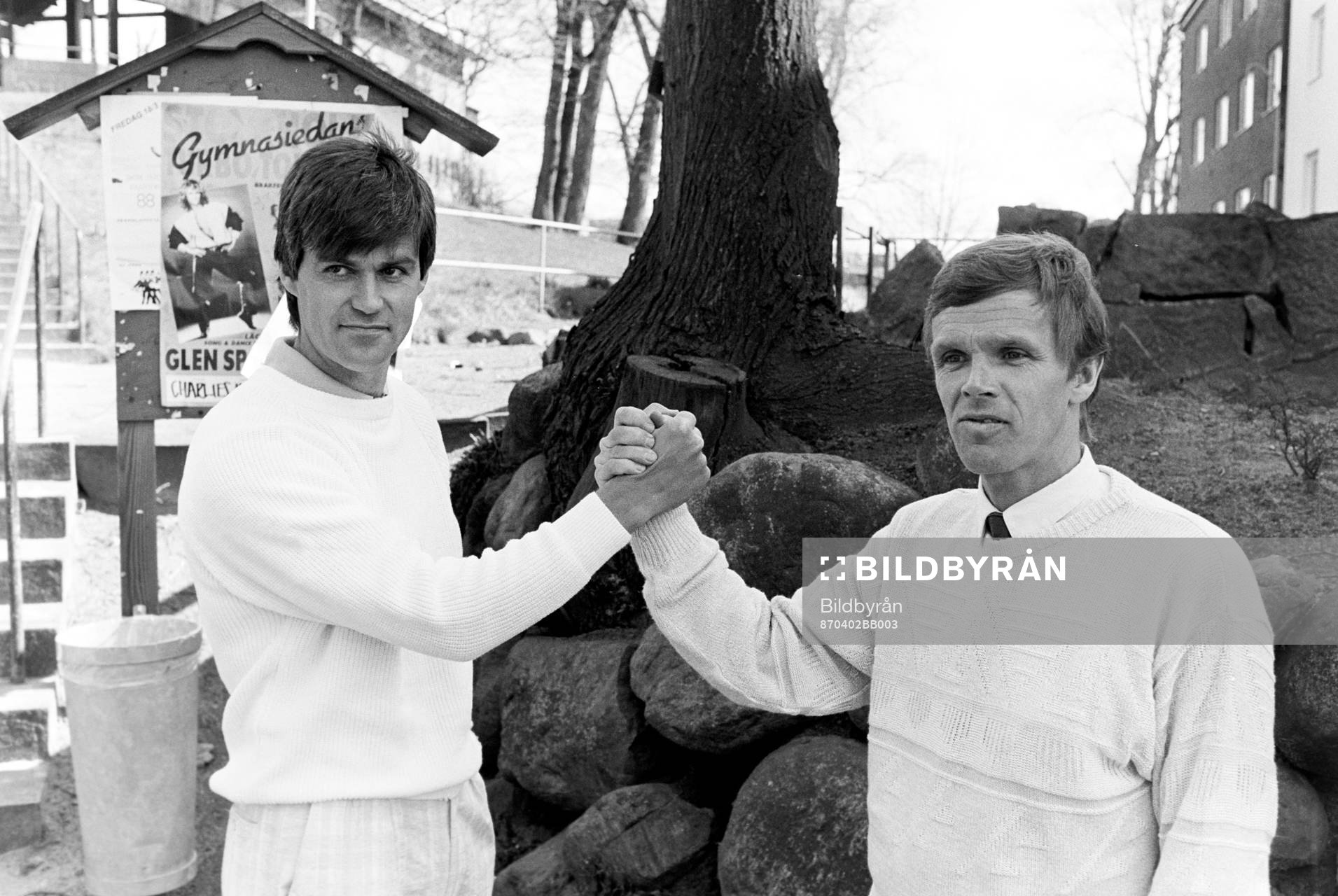 Tränarna Kurt-Arne Bergstrand, Markaryd och Anders