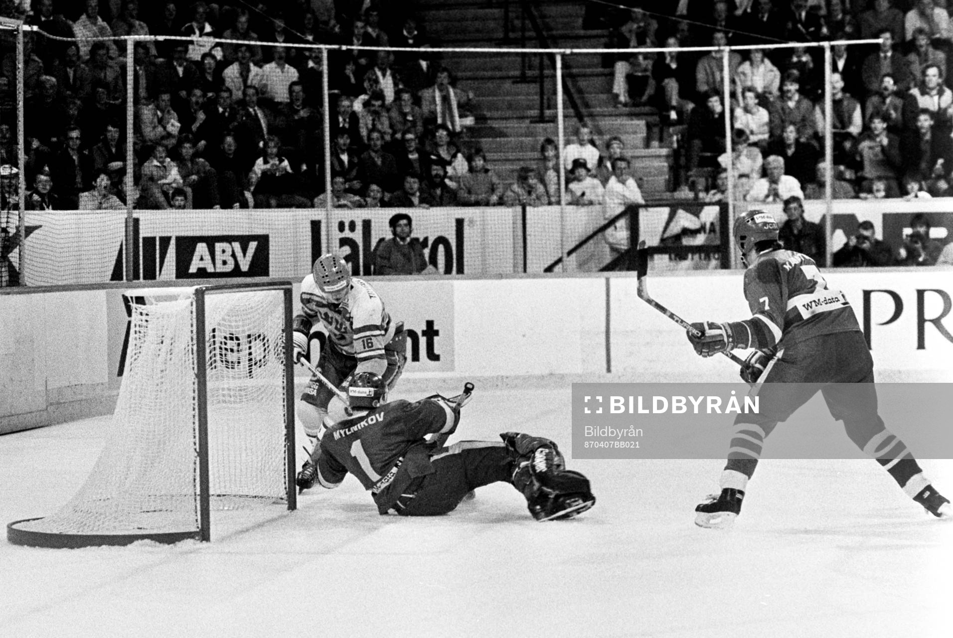 Bengt-Åke Gustafsson, Sverige oroar sovjets målvakt