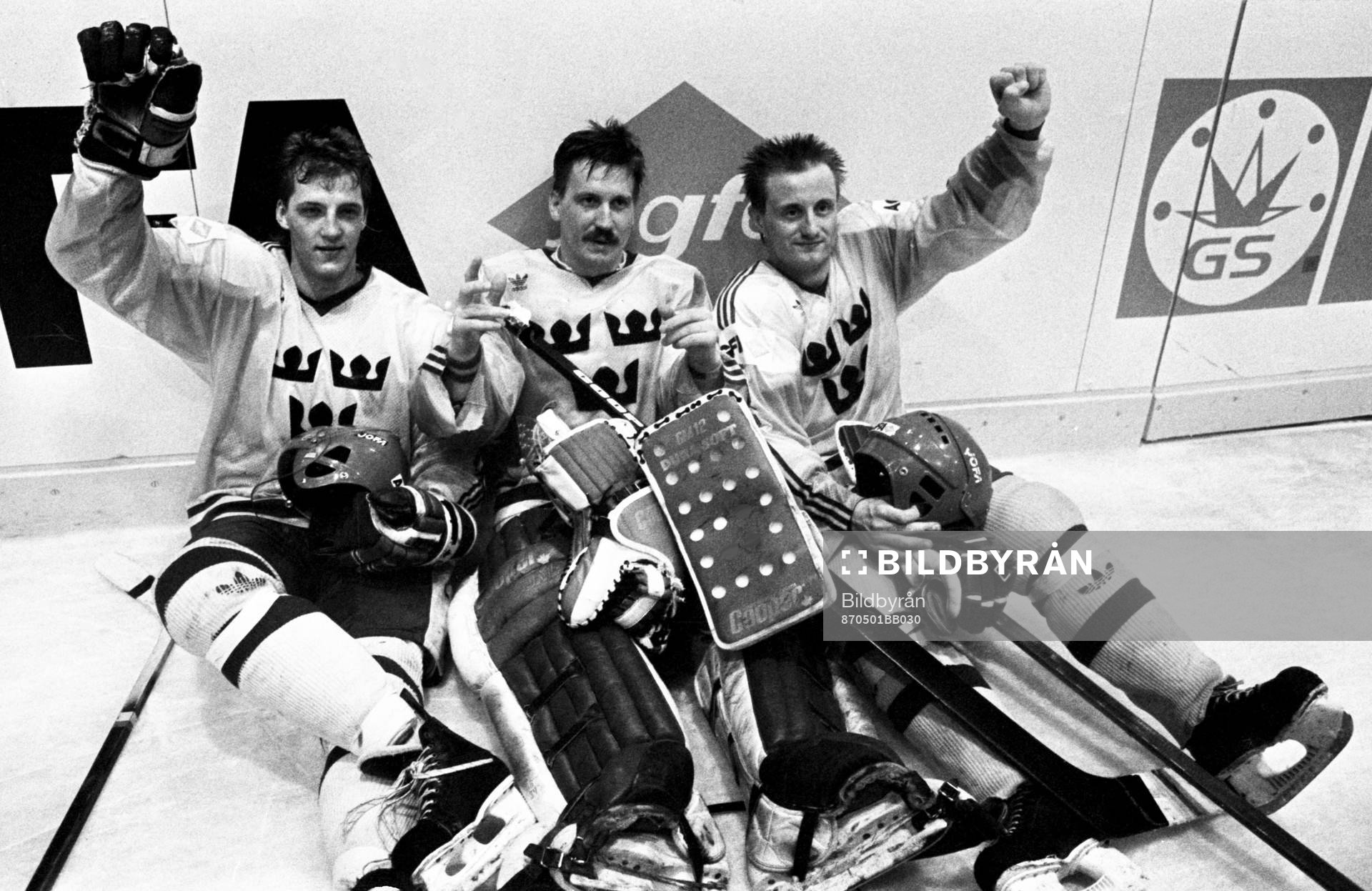 Tomas Sandström, Peter Lindmark, målvakt och Anders