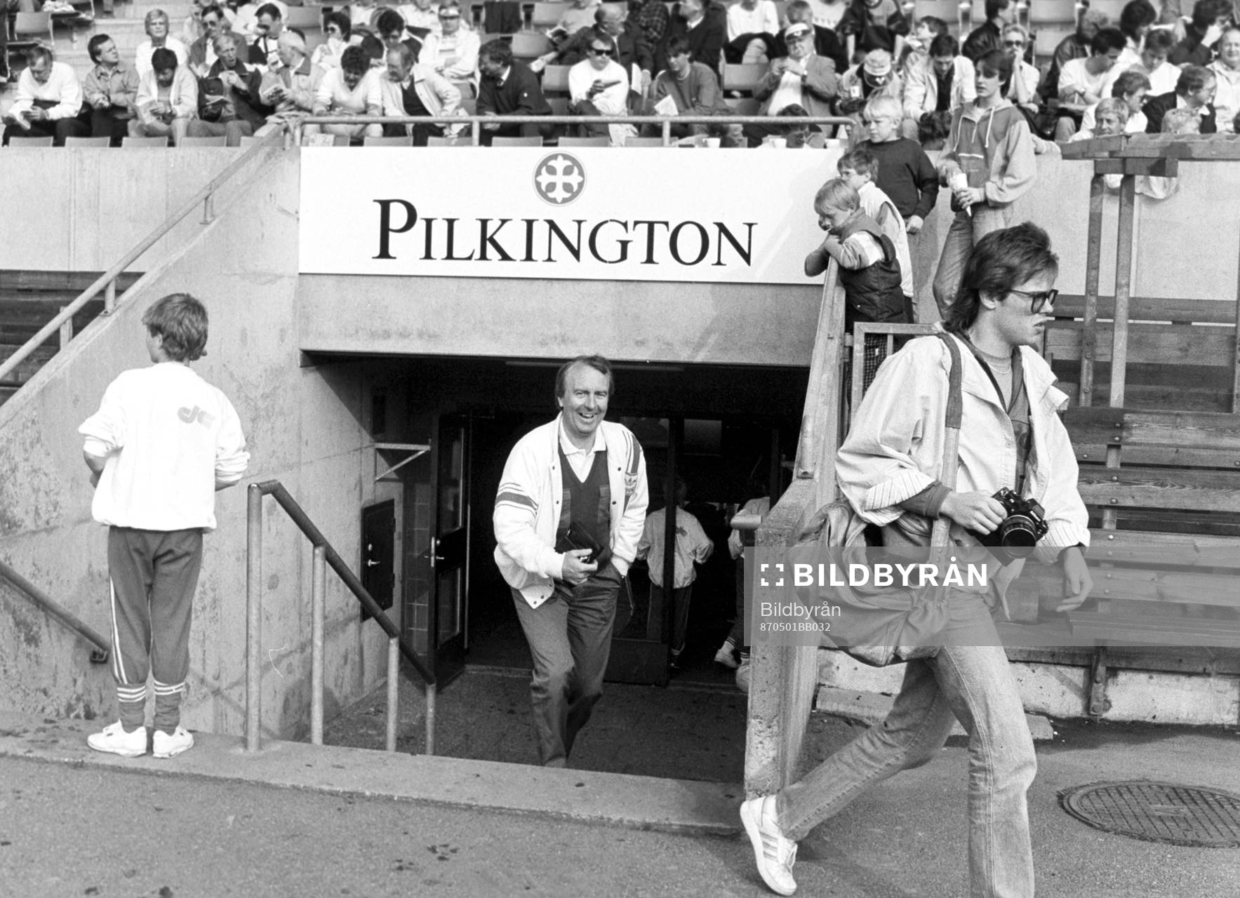 Bo Nilsson, tränare i Helsingborg på plats