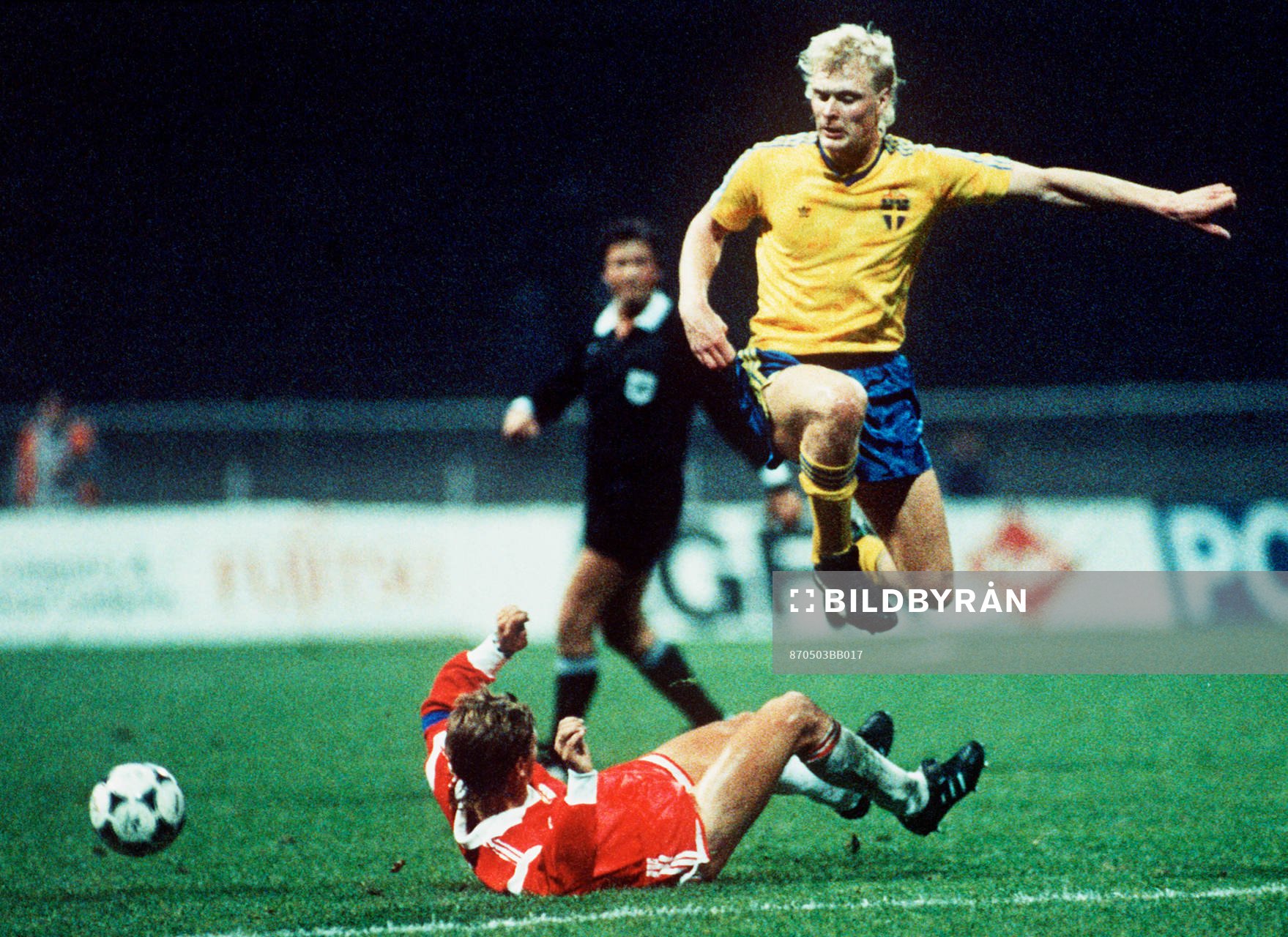 Fotboll, Polen - Sverige, Klas Ingesson