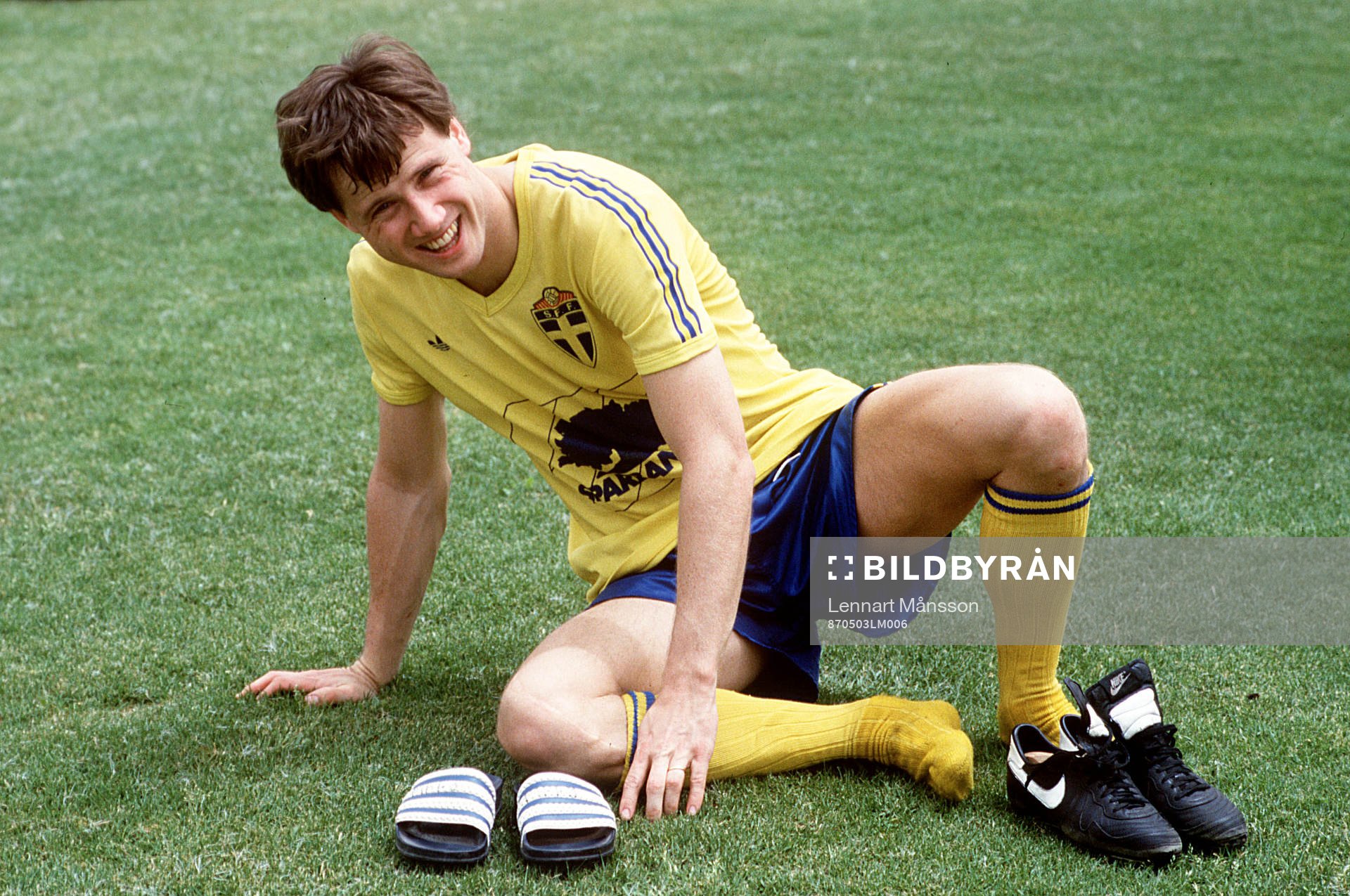 Fotboll, landslag, Sverige, Ingemar Erlandsson