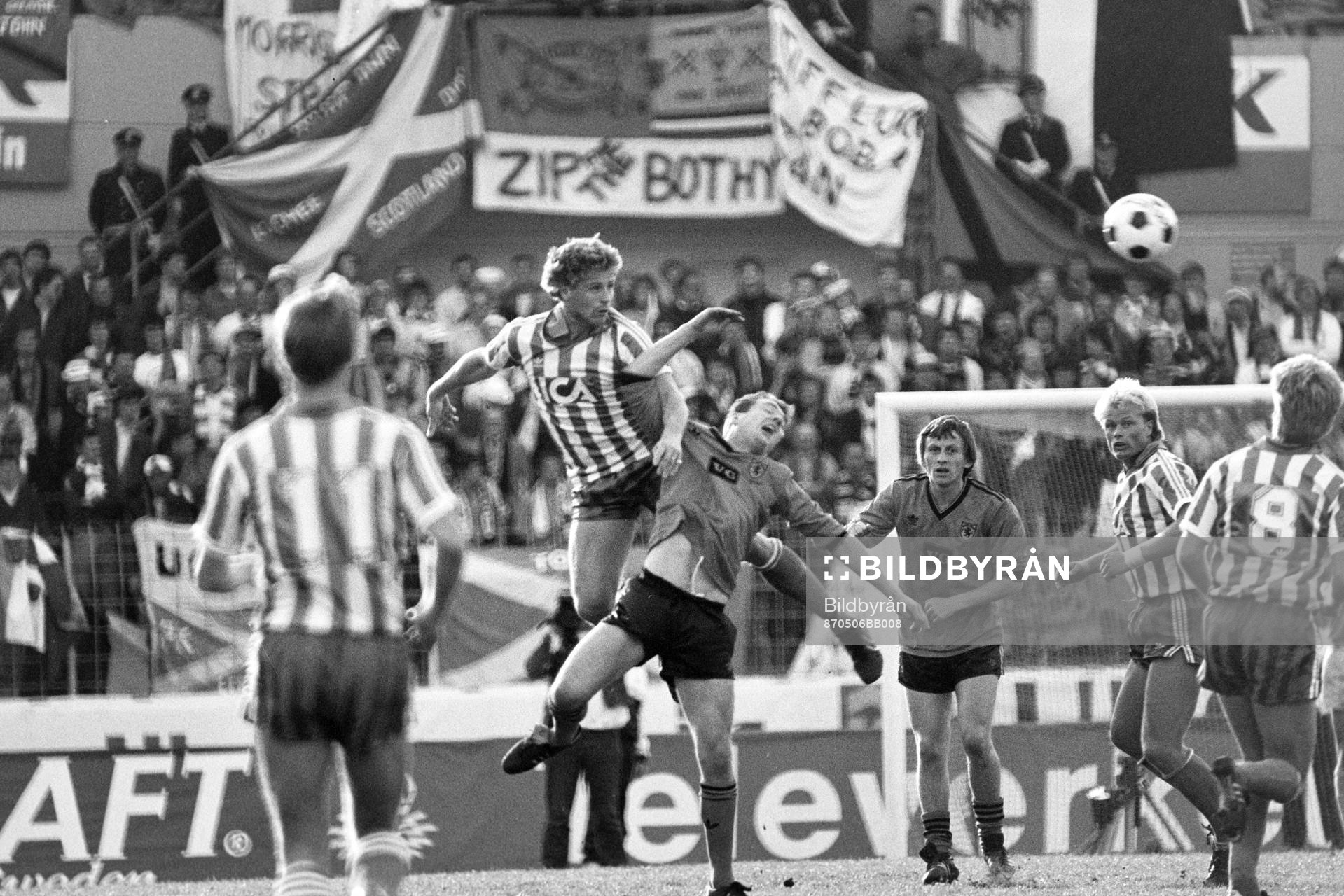 Glenn Hysén, Göteborg vinner en nickduell