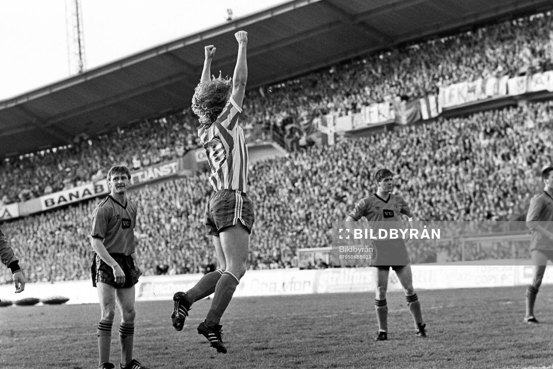 Stefan Pettersson målskytt i Göteborg jublar