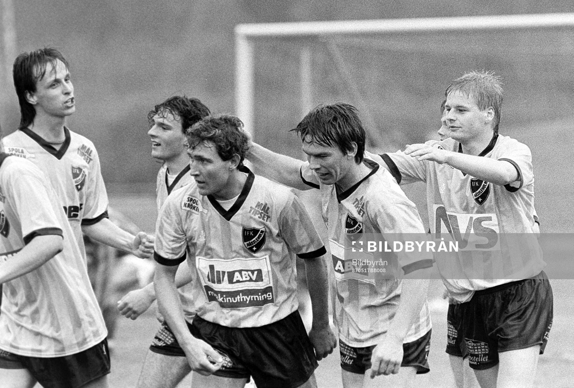 870517 Fotboll, Div 1 södra, IFK Hässleholm -