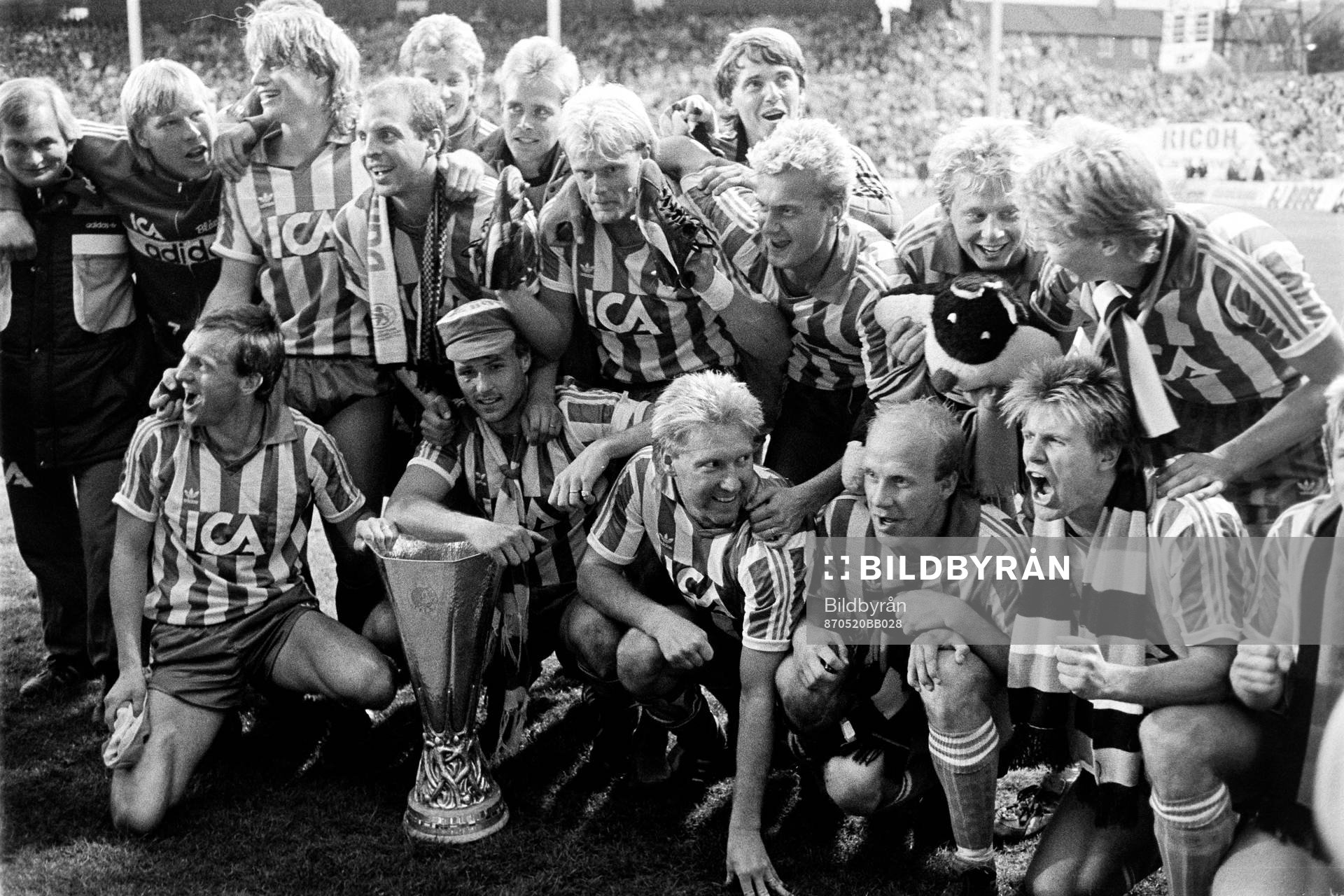 Göteborg, mästare i Uefacupen 1987