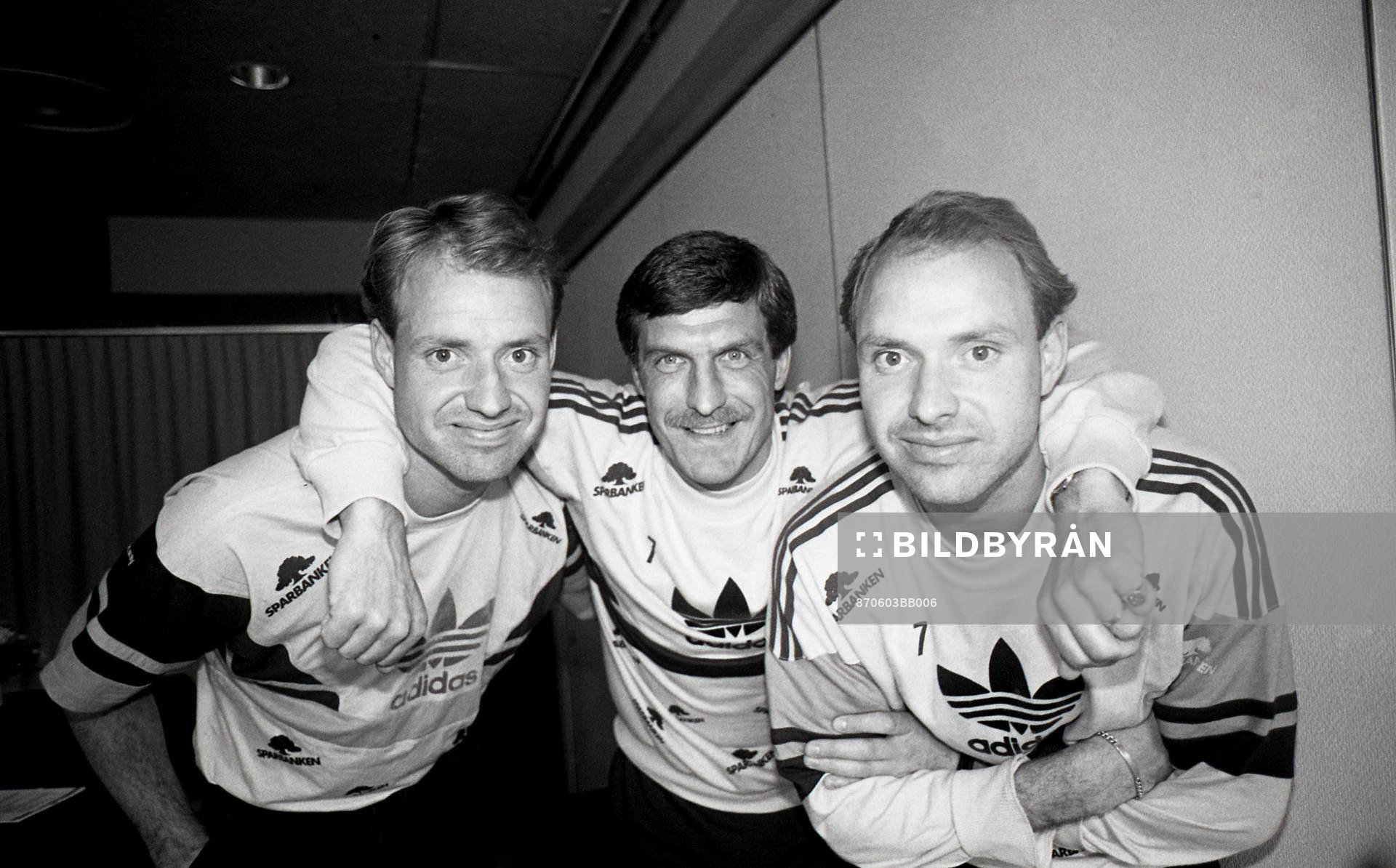 Andreas Ravelli, Olle Nordin, förbundskapten och Thomas