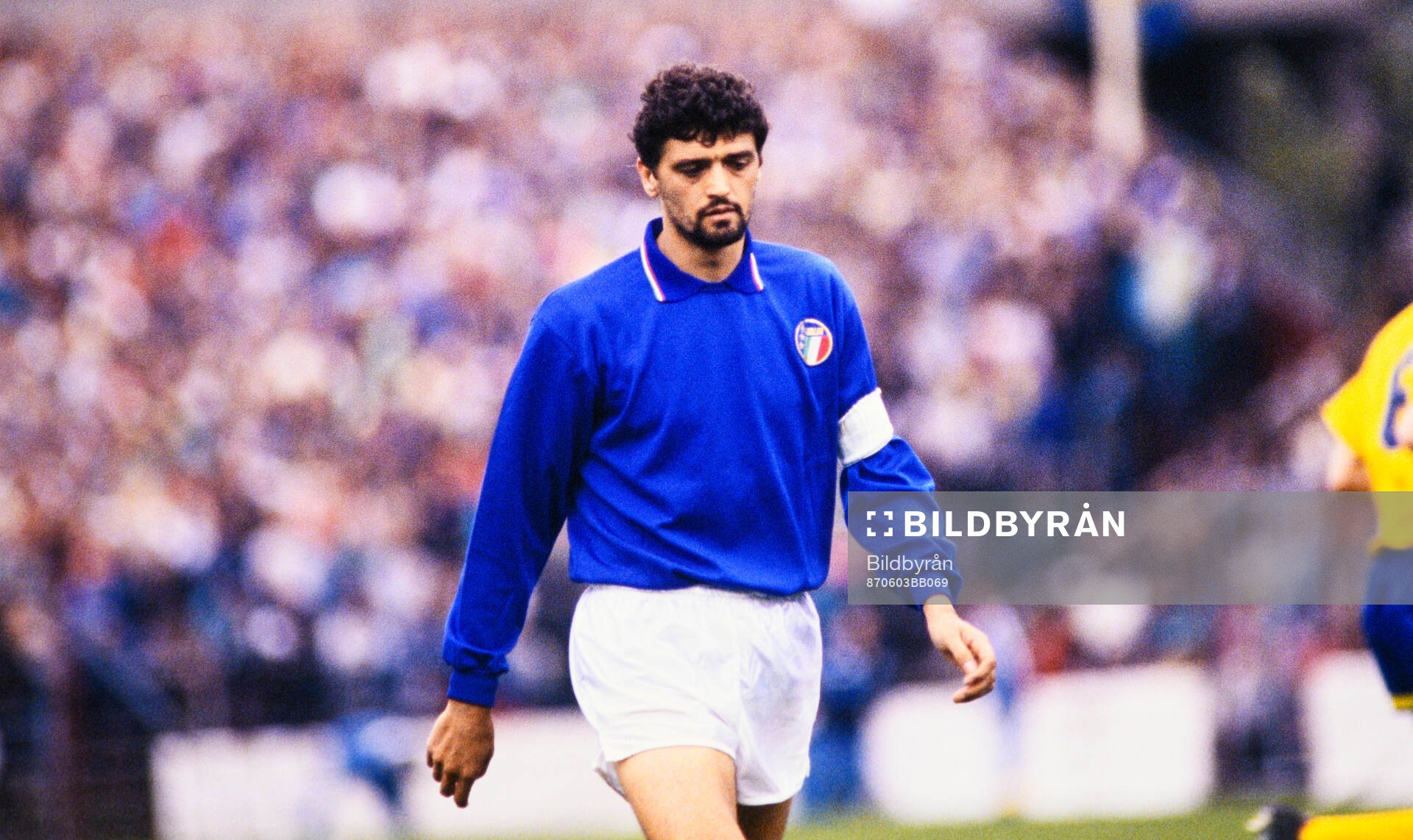 Italiens Alessandro Altobelli. Football, Euro qualifier,