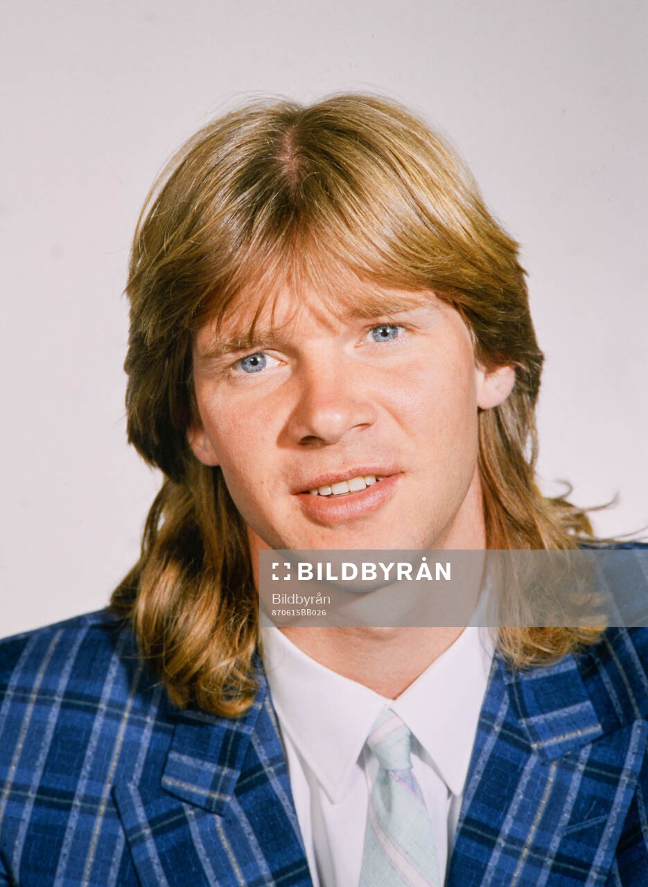 Fotboll, Sverige, Landslaget 1987, Porträtt: Glenn Strömberg.