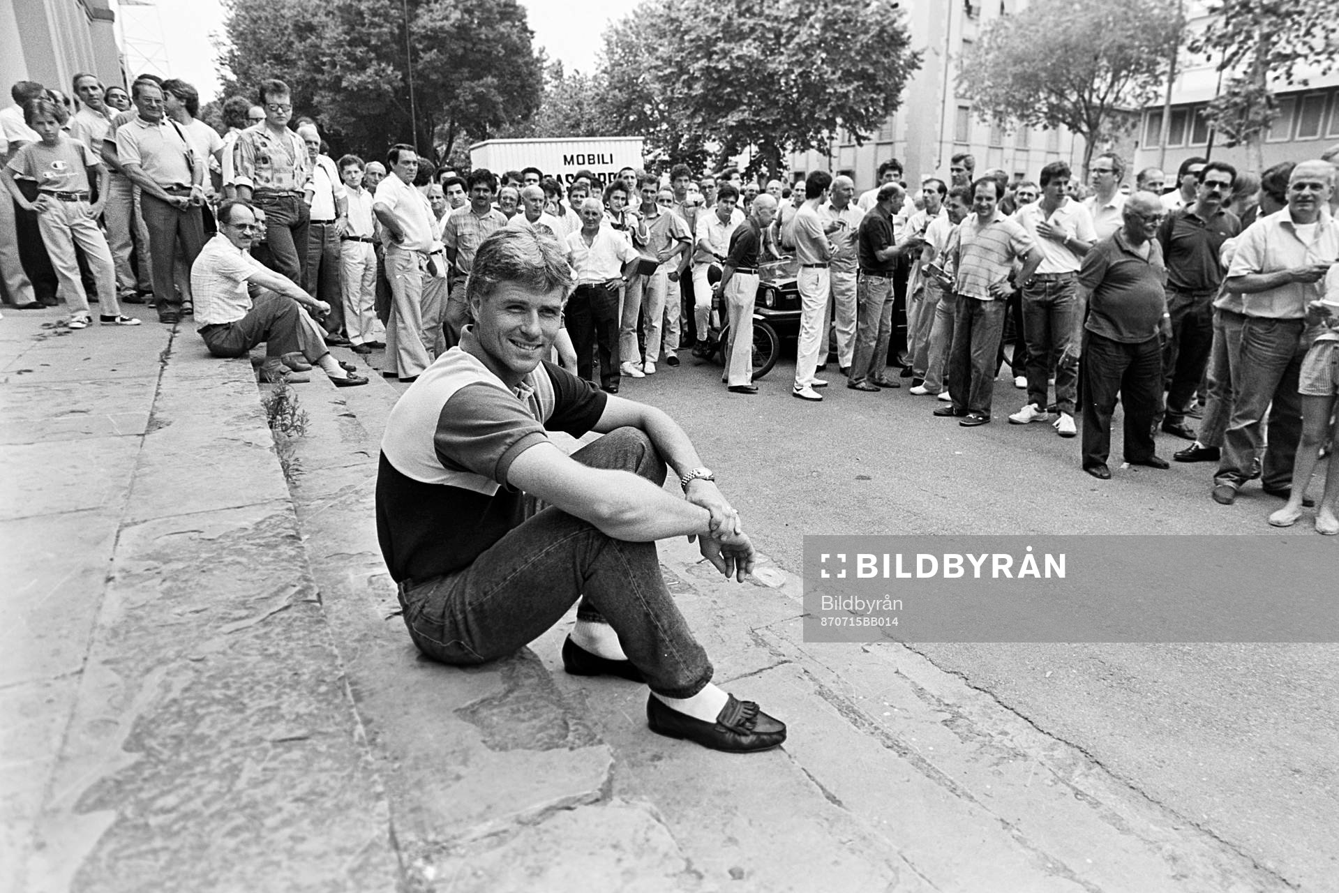 Glenn Hysén med supporters