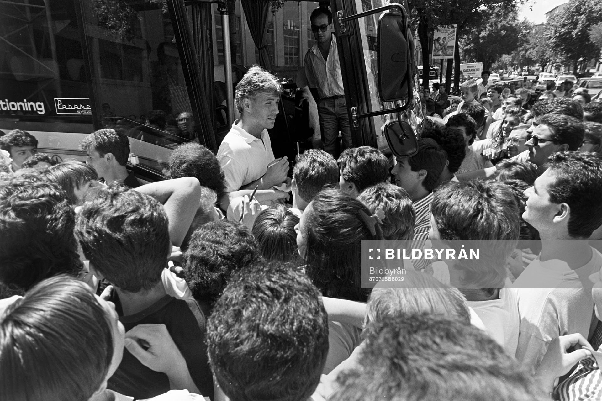 Glenn Hysén med supporters
