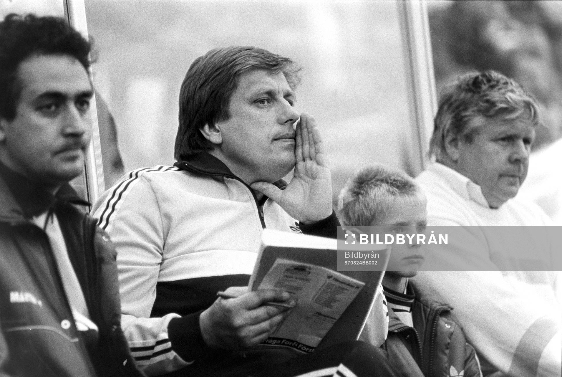 Tommy Söderberg, tränare i Djurgården och dagens knatte