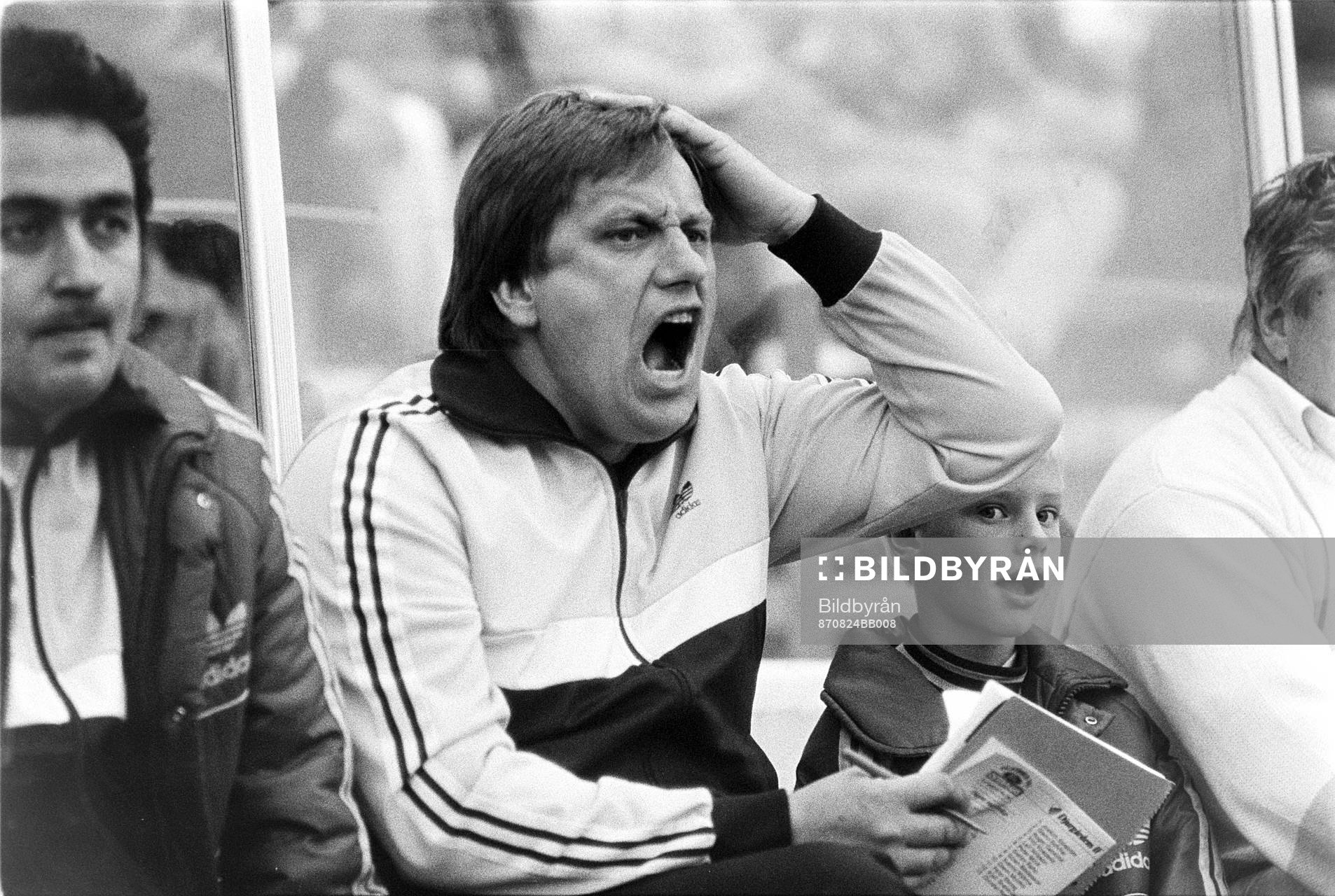 Tommy Söderberg, tränare i Djurgården och dagens knatte