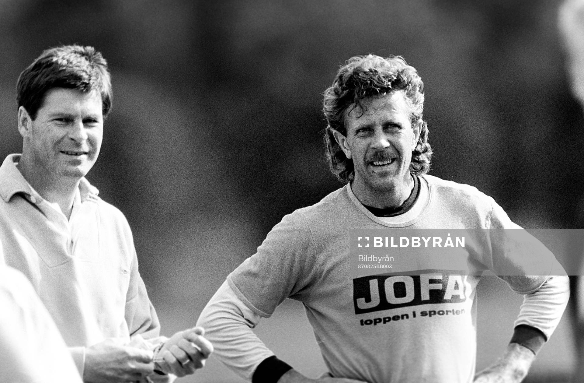 Tord Lundström, tränare i Brynäs och Willy Lindström