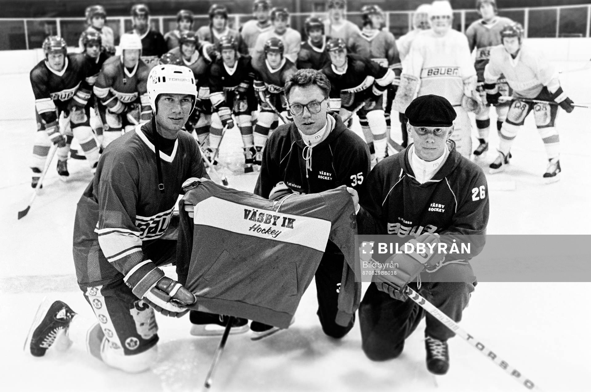 Torbjörn Mattsson, lagkapten, Anders Jacobsen, tränare