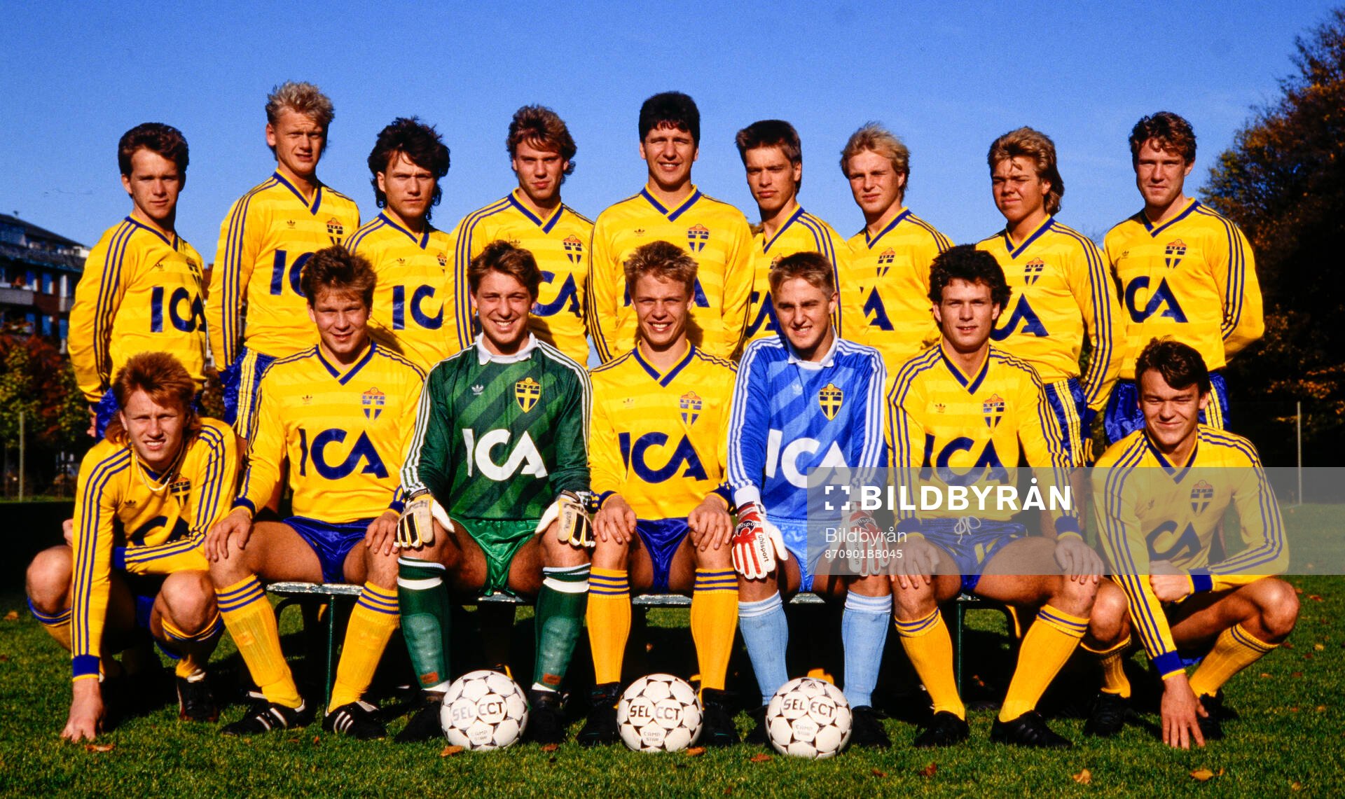 Övre raden bl a Ulrik Jansson, Pelle Blohm, Hans Eklund,