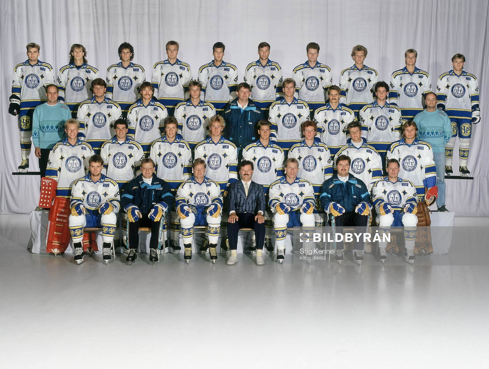 Spelare och personal i Leksand