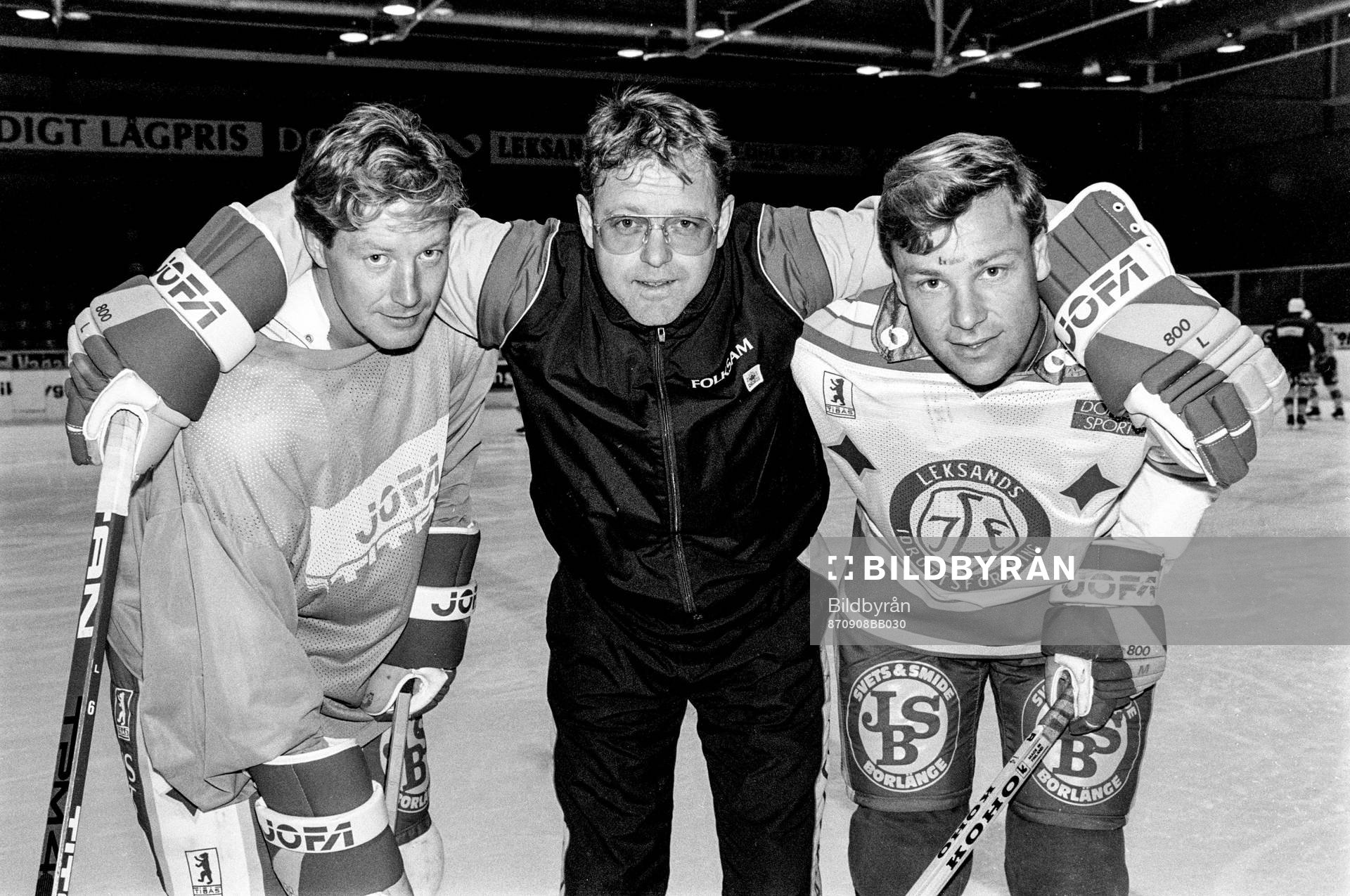 Dan Labraaten, Christer Abrahamsson, tränare och Ivan