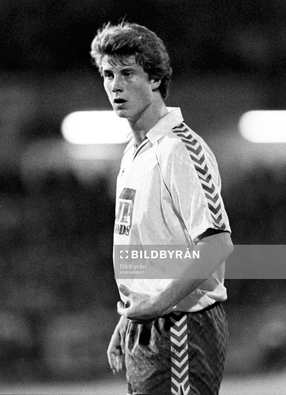 Fotboll, Uefacupen, IFK Göteborg - Bröndby, 0-0: Brian Laudrup, Bröndby.