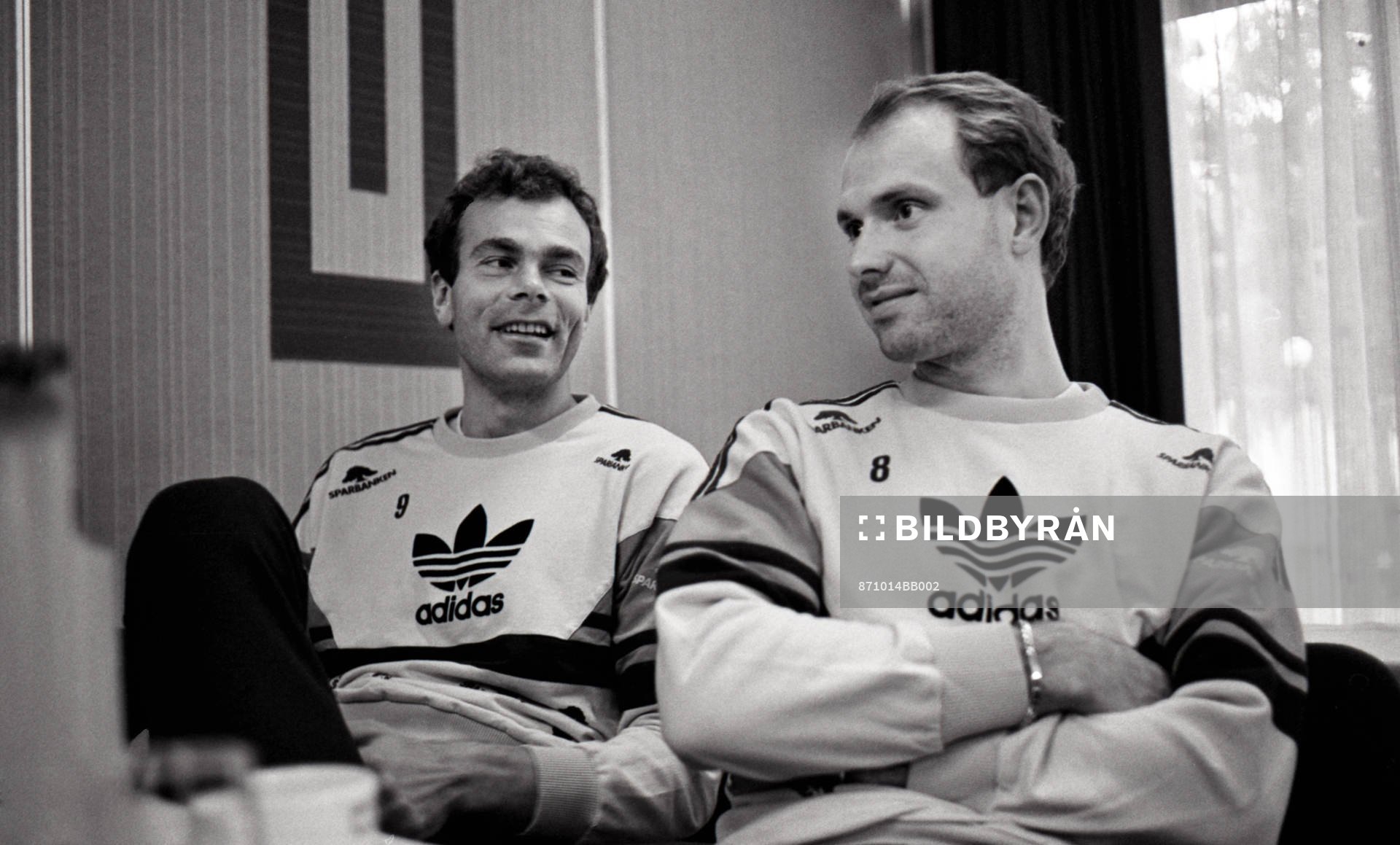 Jan Möller och Andreas Ravelli, målvakt, Sverige