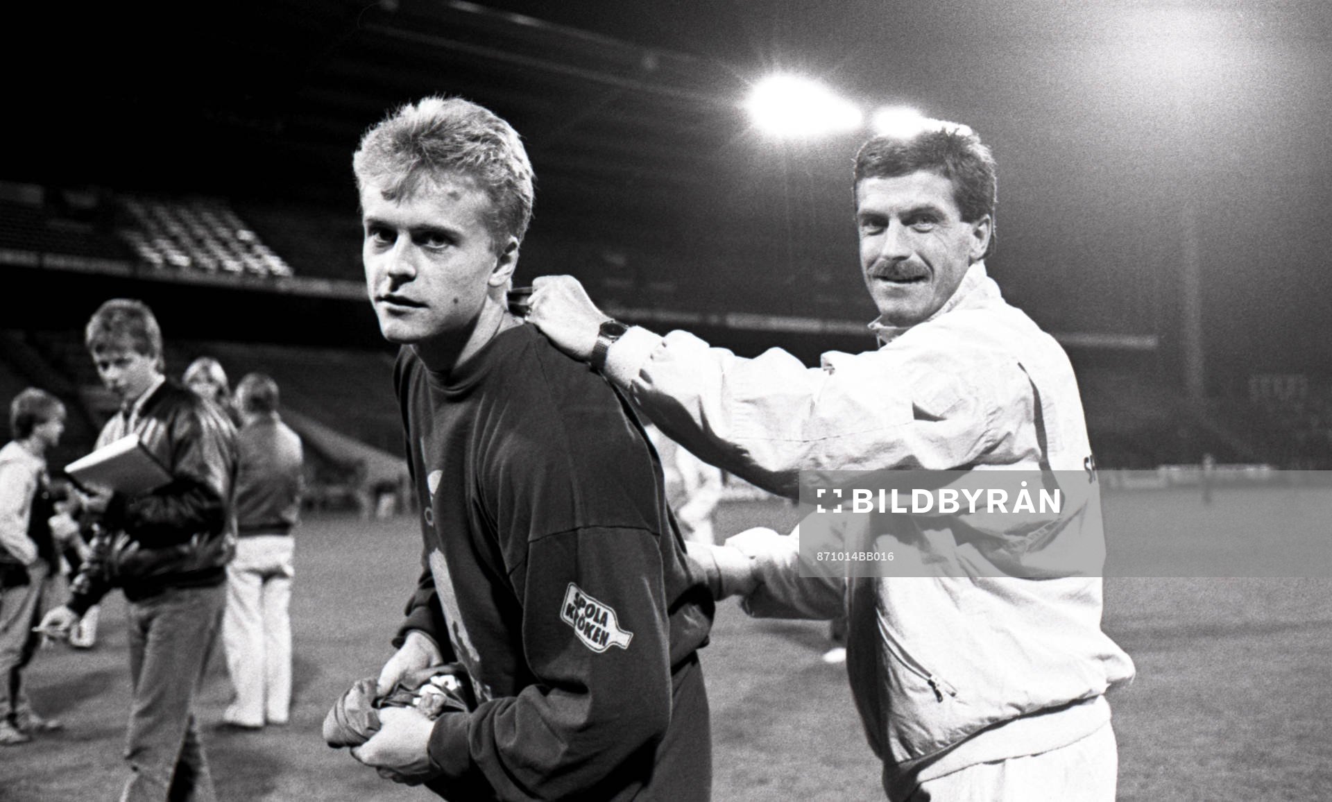Jonas Thern och Olle Nordin, förbundskapten