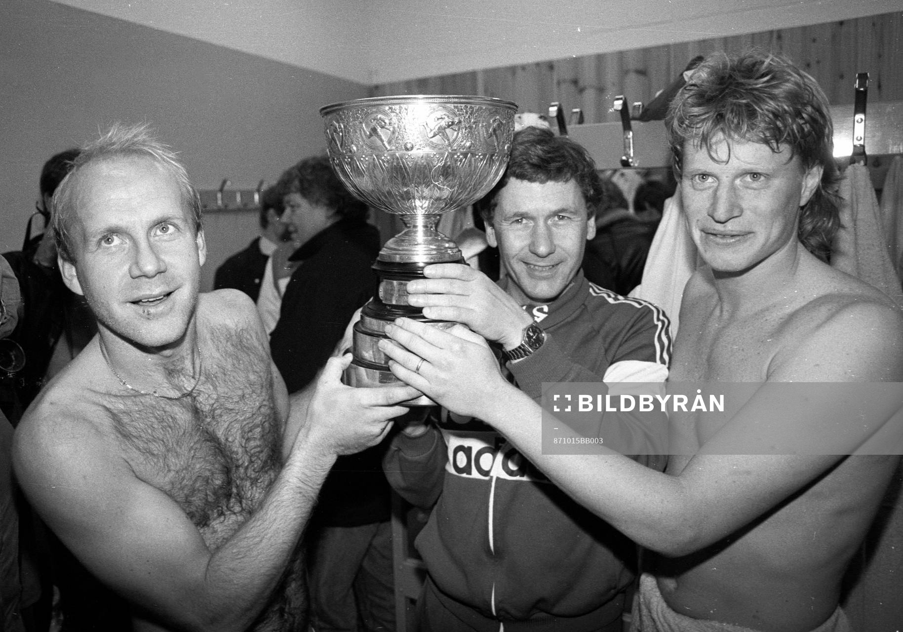 Tord Holmgren, Gunder Bengtsson och Stefan Pettersson.