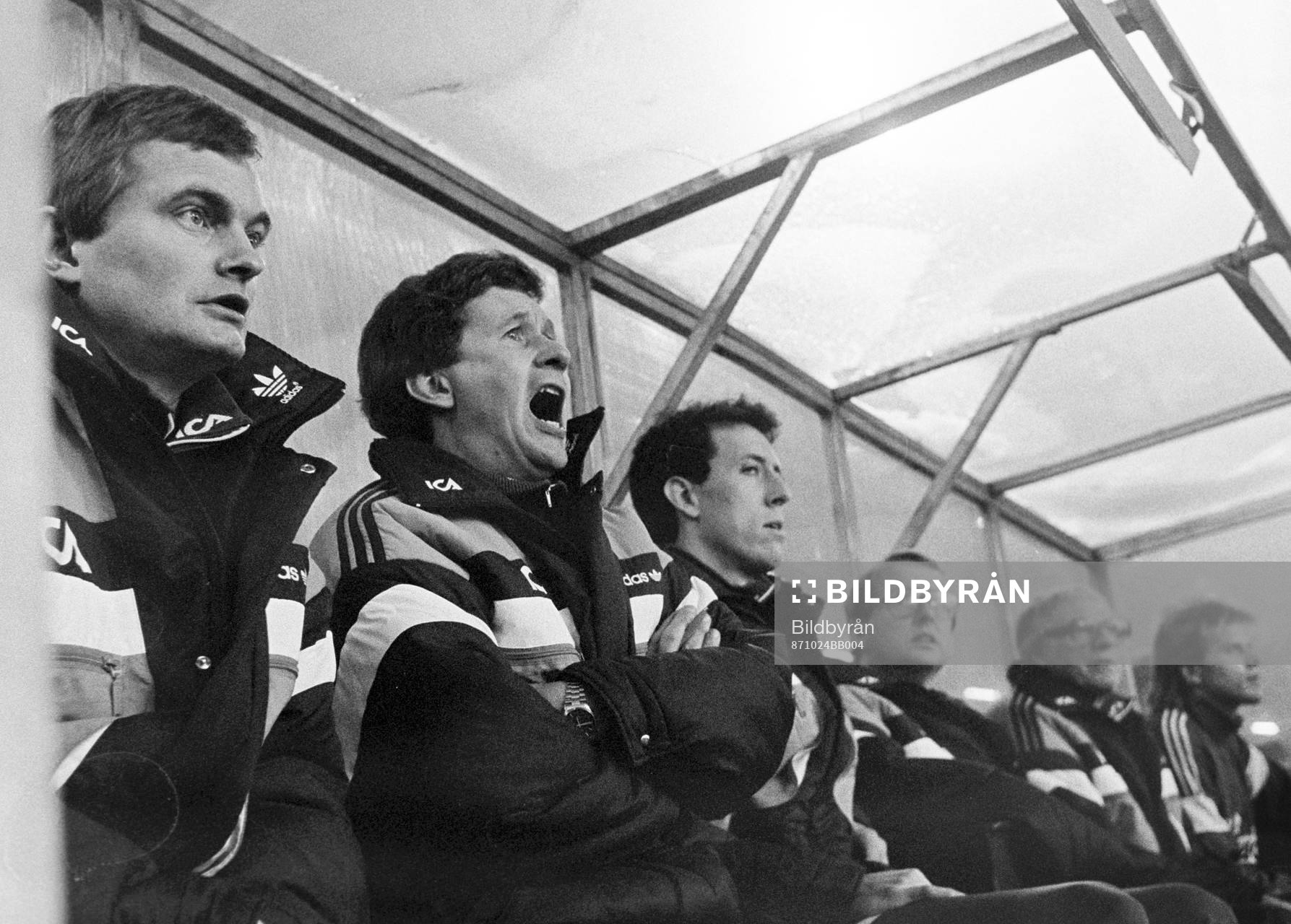 Kjell Pettersson, Gunder Bengtsson, tränare och Björn