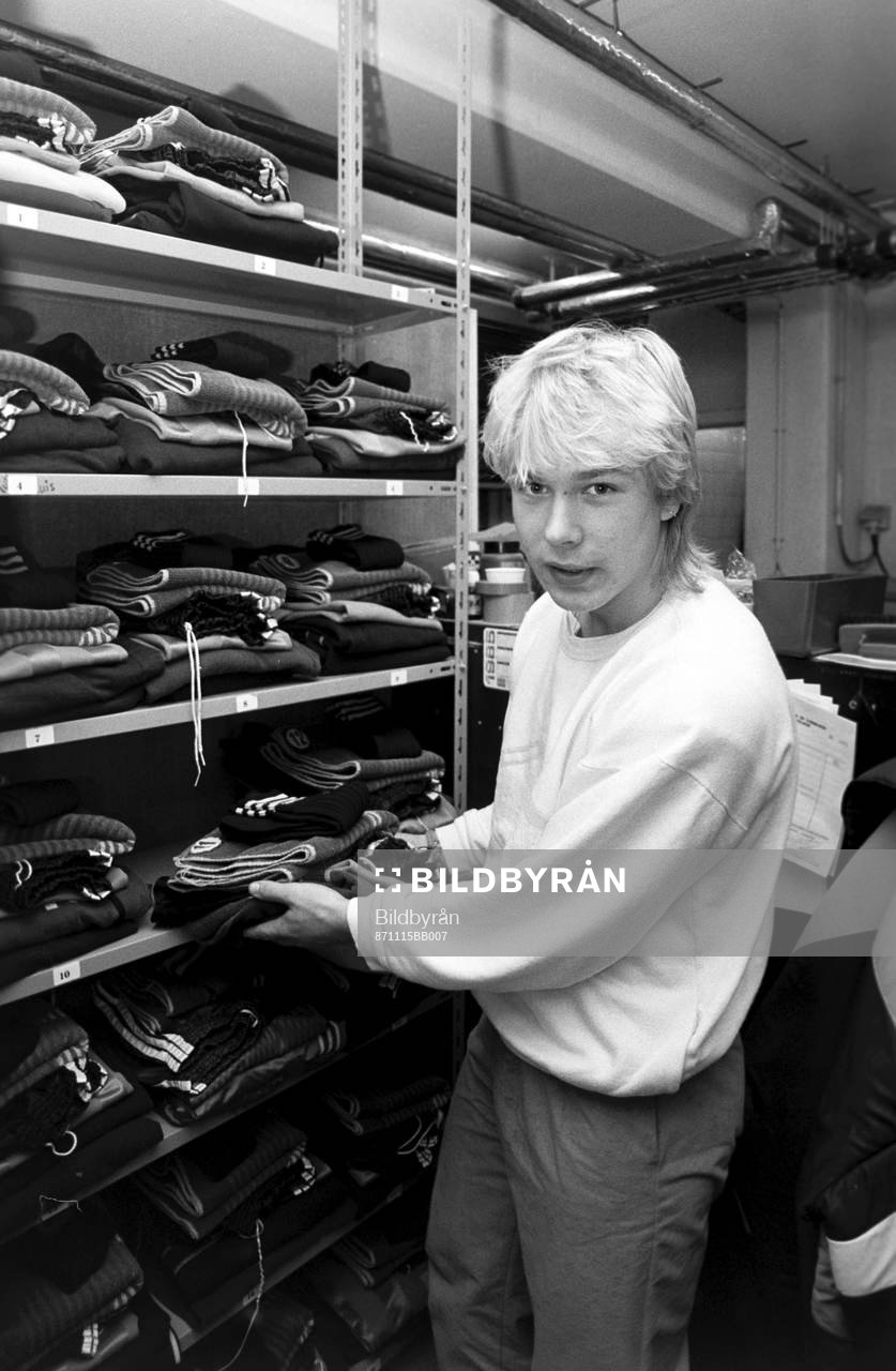 Pär Zetterberg, 17 år är ungdomsproffs i Anderlecht.