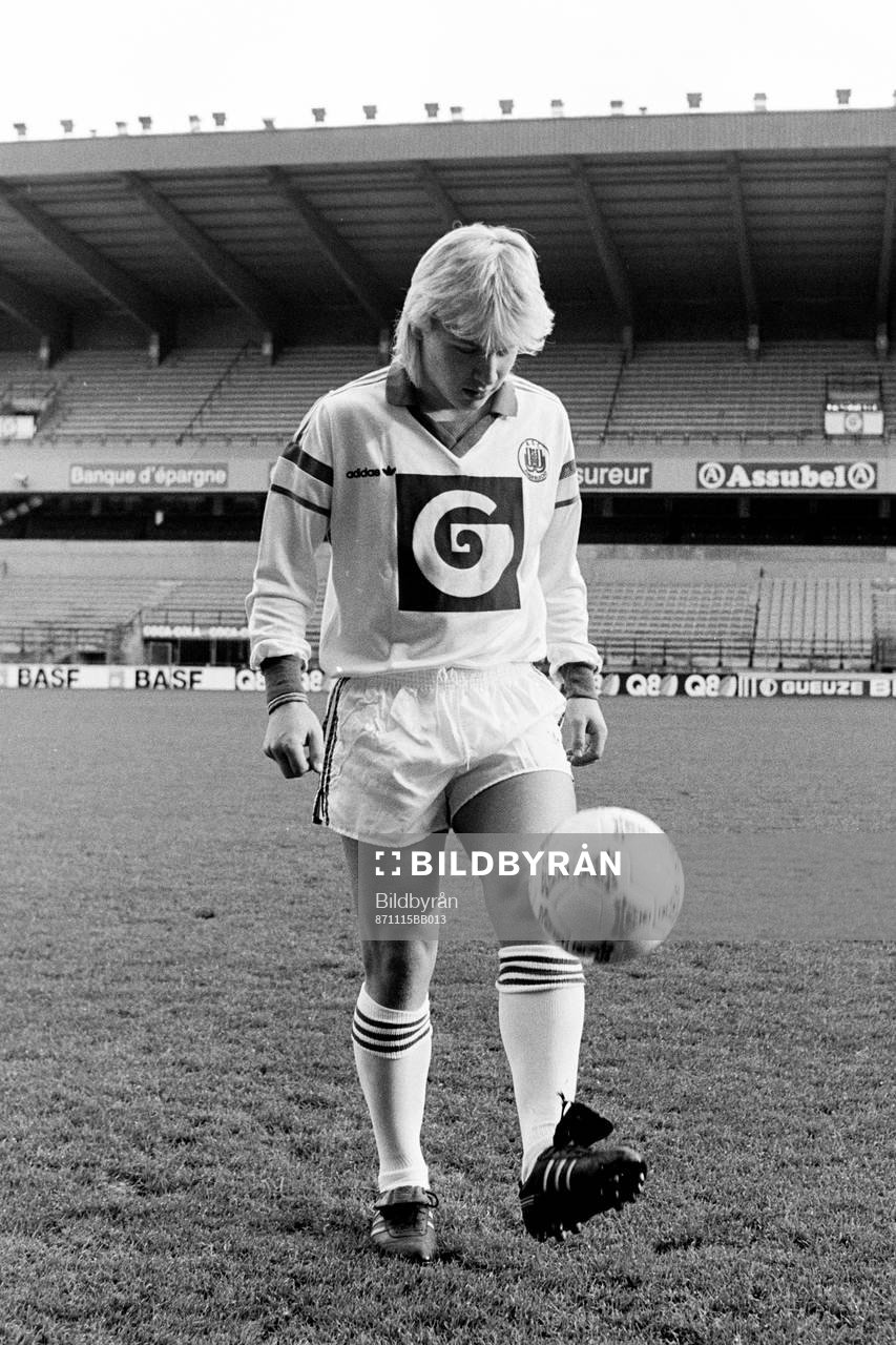 Pär Zetterberg, 17 år är ungdomsproffs i Anderlecht