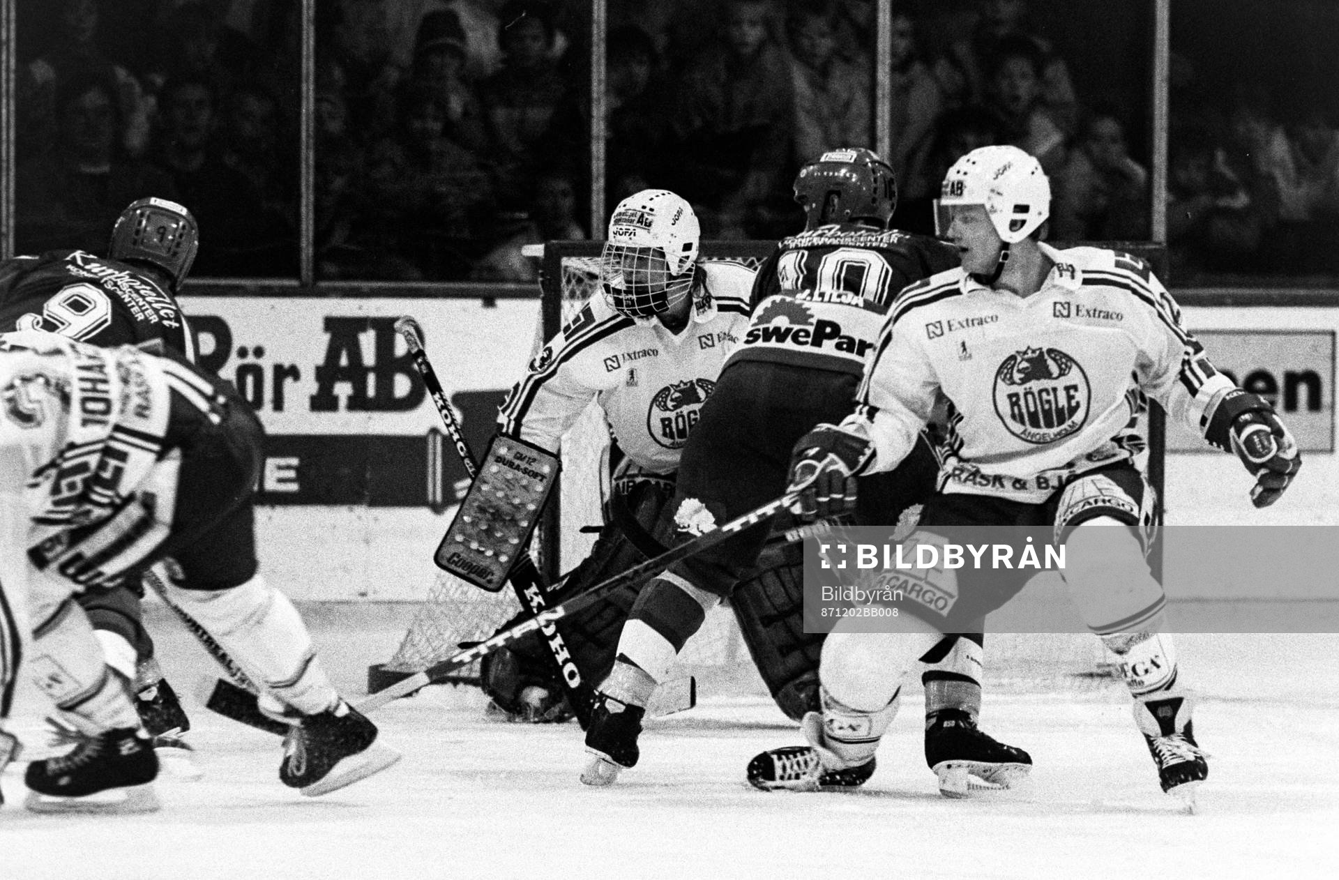 Jan Lilja, Tyringe framför Billy Nilsson, målvakt i Rögle