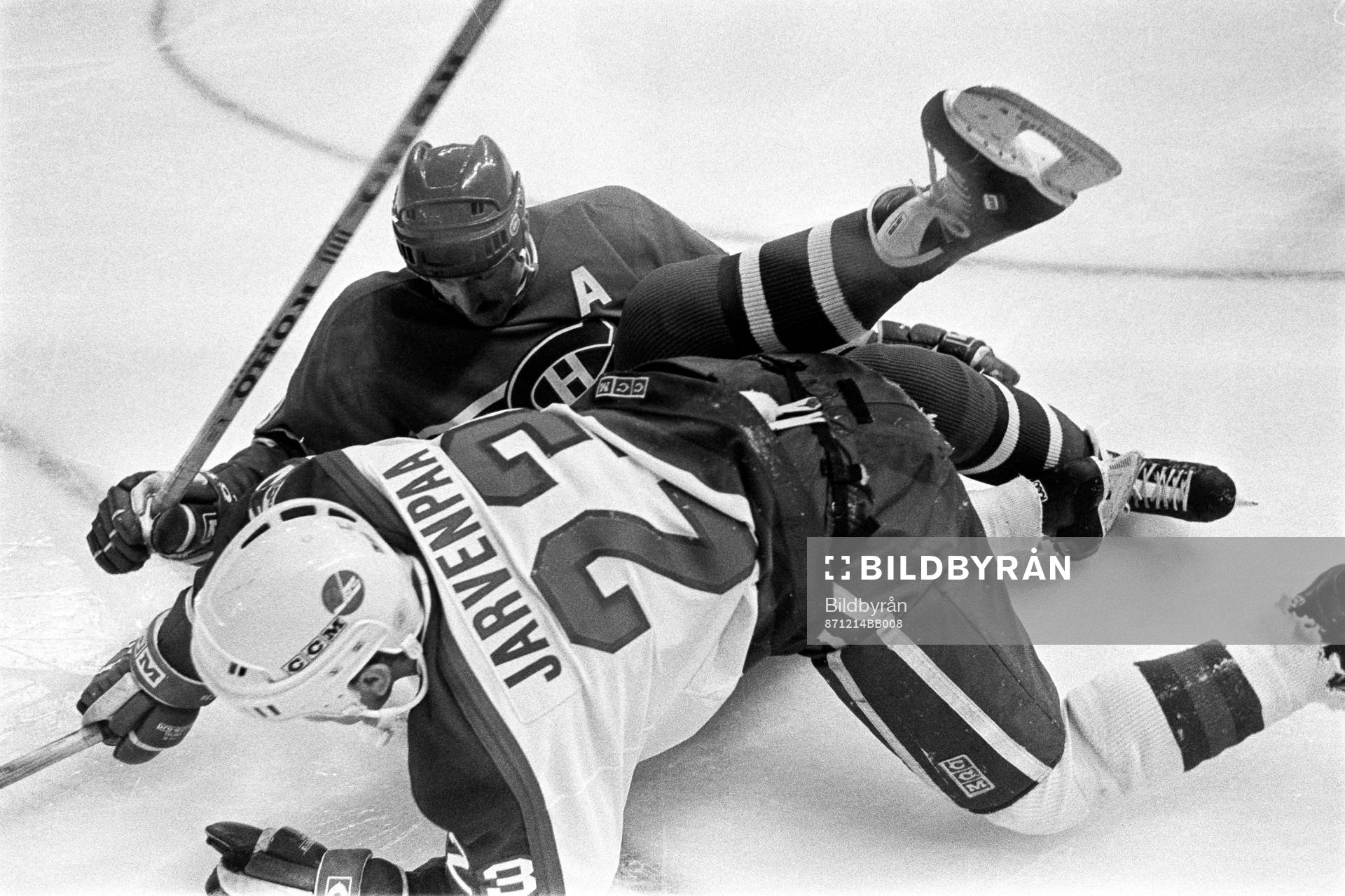 Mats Näslund, Montreal med Hannu Järvenpää, Winnipeg