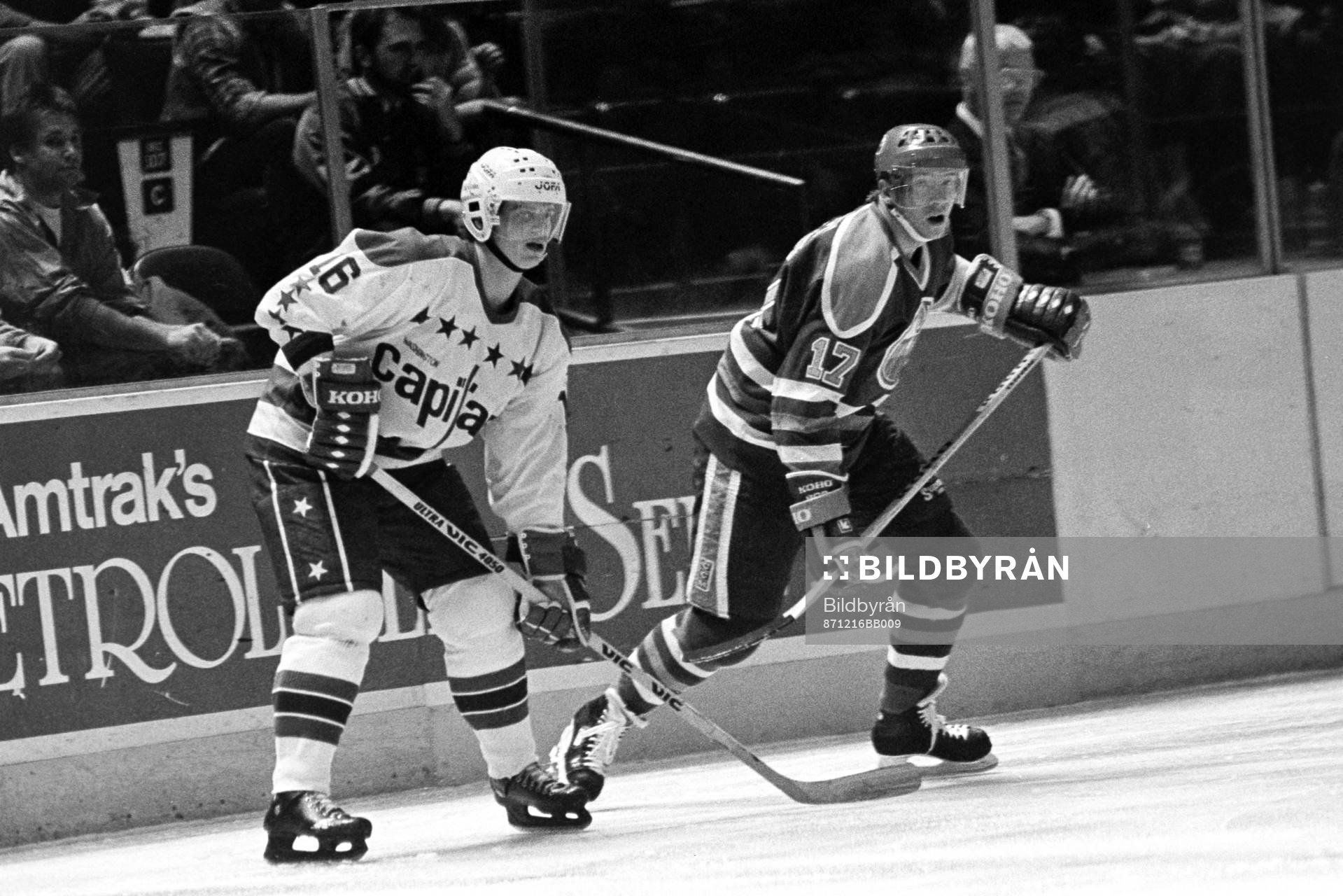 Bengt-Åke Gustafsson, Washington och Jari Kurri, Edmonton