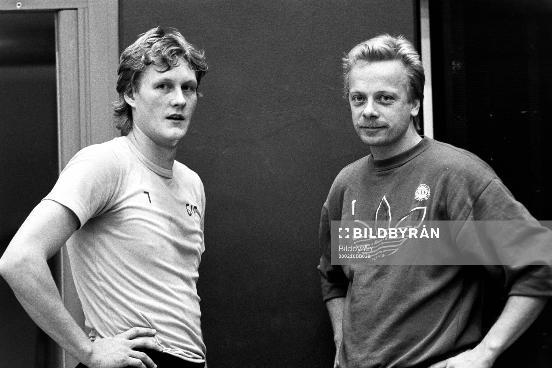 Håkan Sandberg och Anders Grönhagen, tränare i Sundsvall
