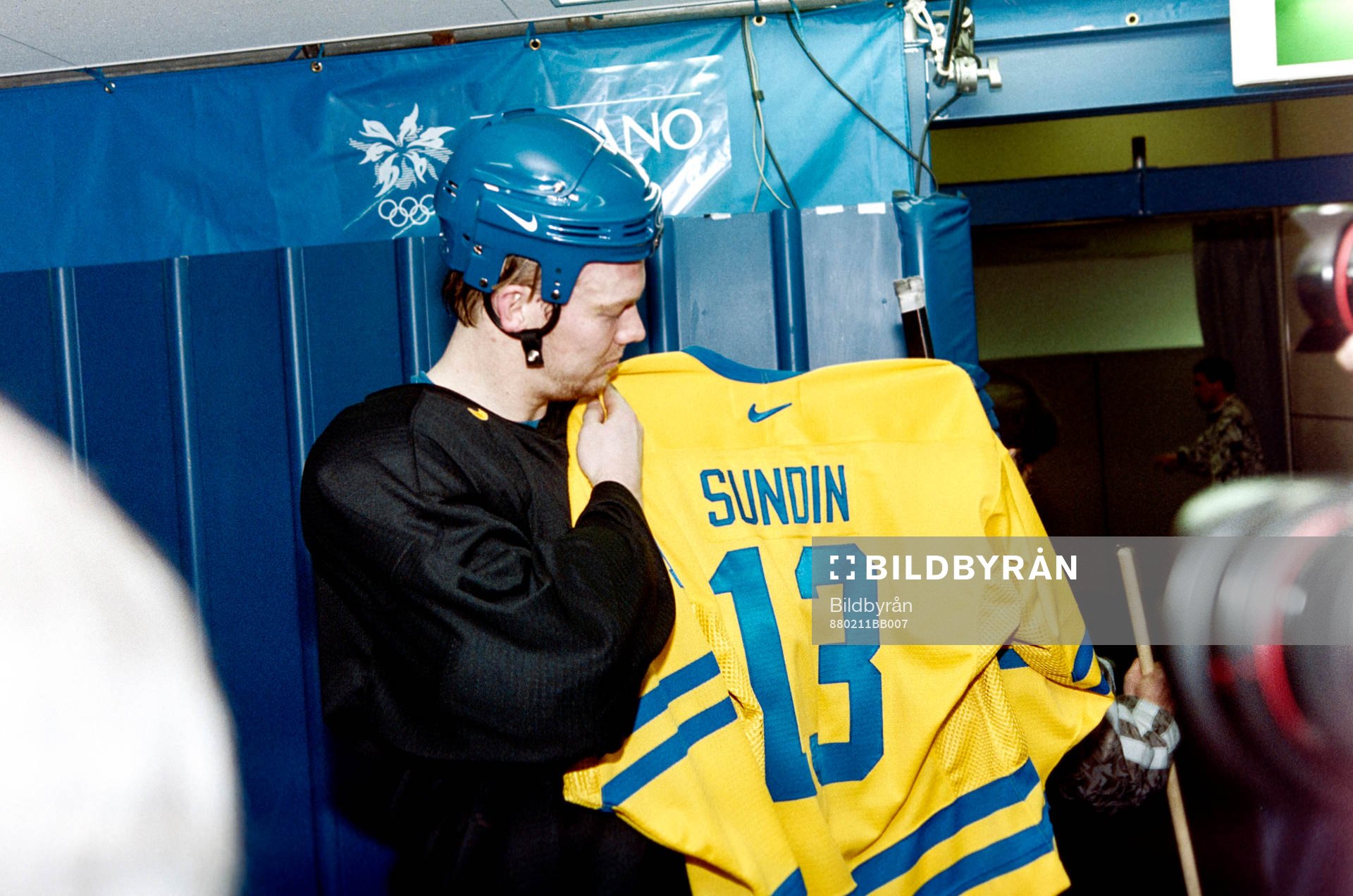 Mats Sundin med sin tröja