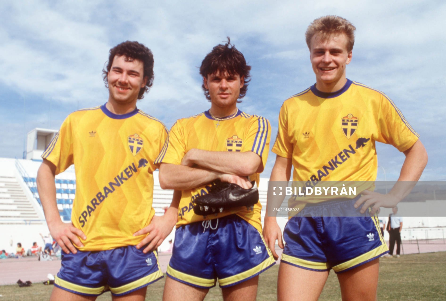 Tre lovande mittfältare, Stefan Rehn, Anders Limpar, Jonas