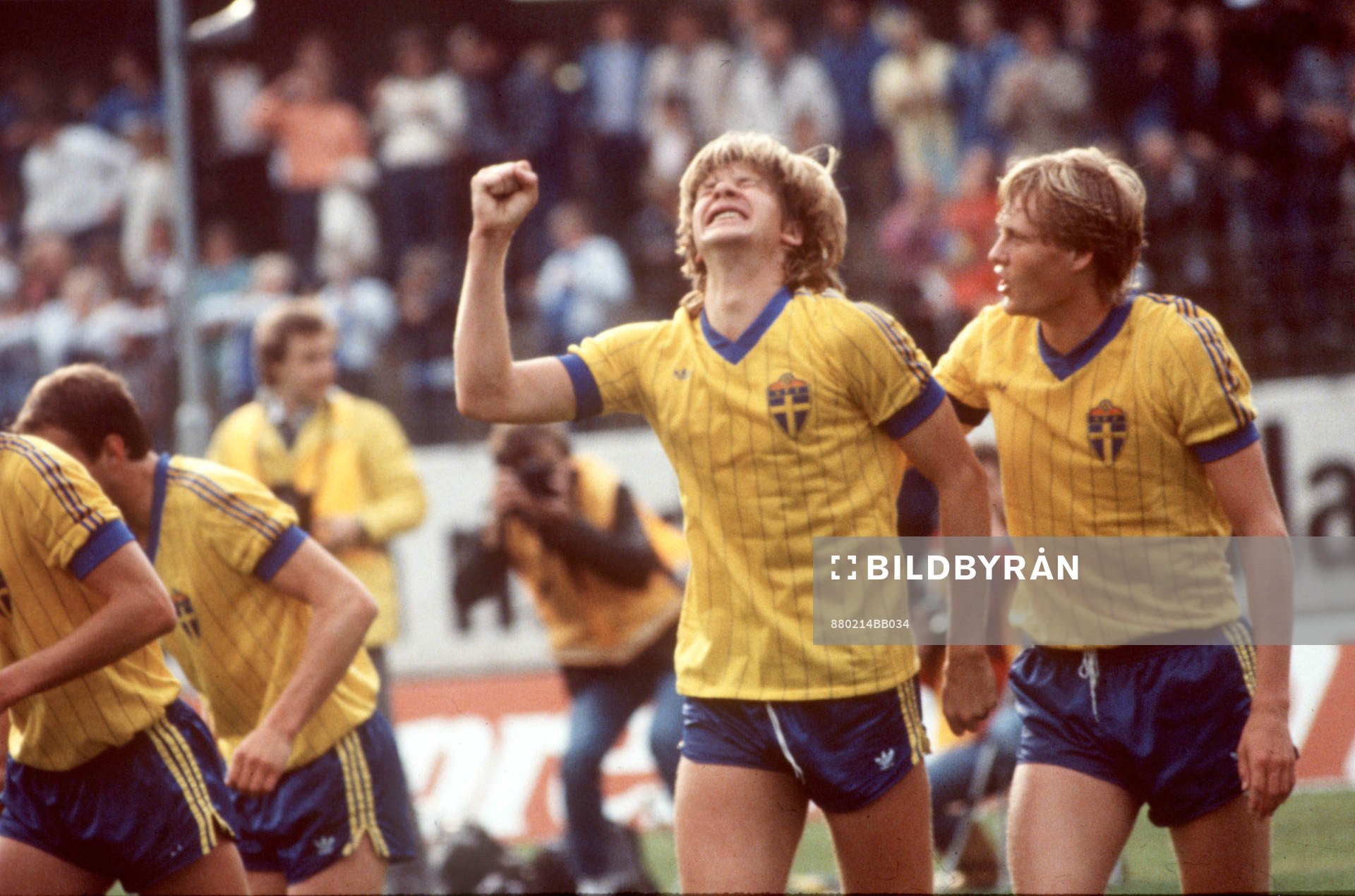 2-0 mot Italien, Glenn Strömberg och 1-0 skytten Håkan