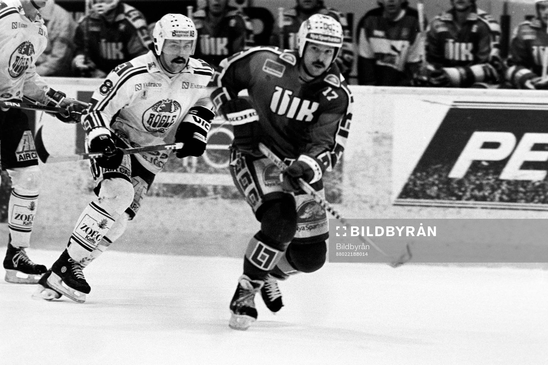 Rocky Trottier, Rögle och Ove Olsson, Örebro