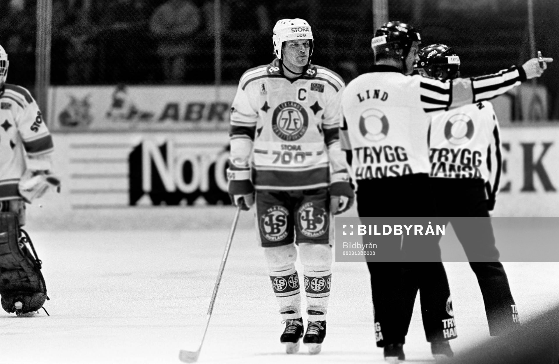 Stefan Nilsson, Leksand i samtal med domare Lind