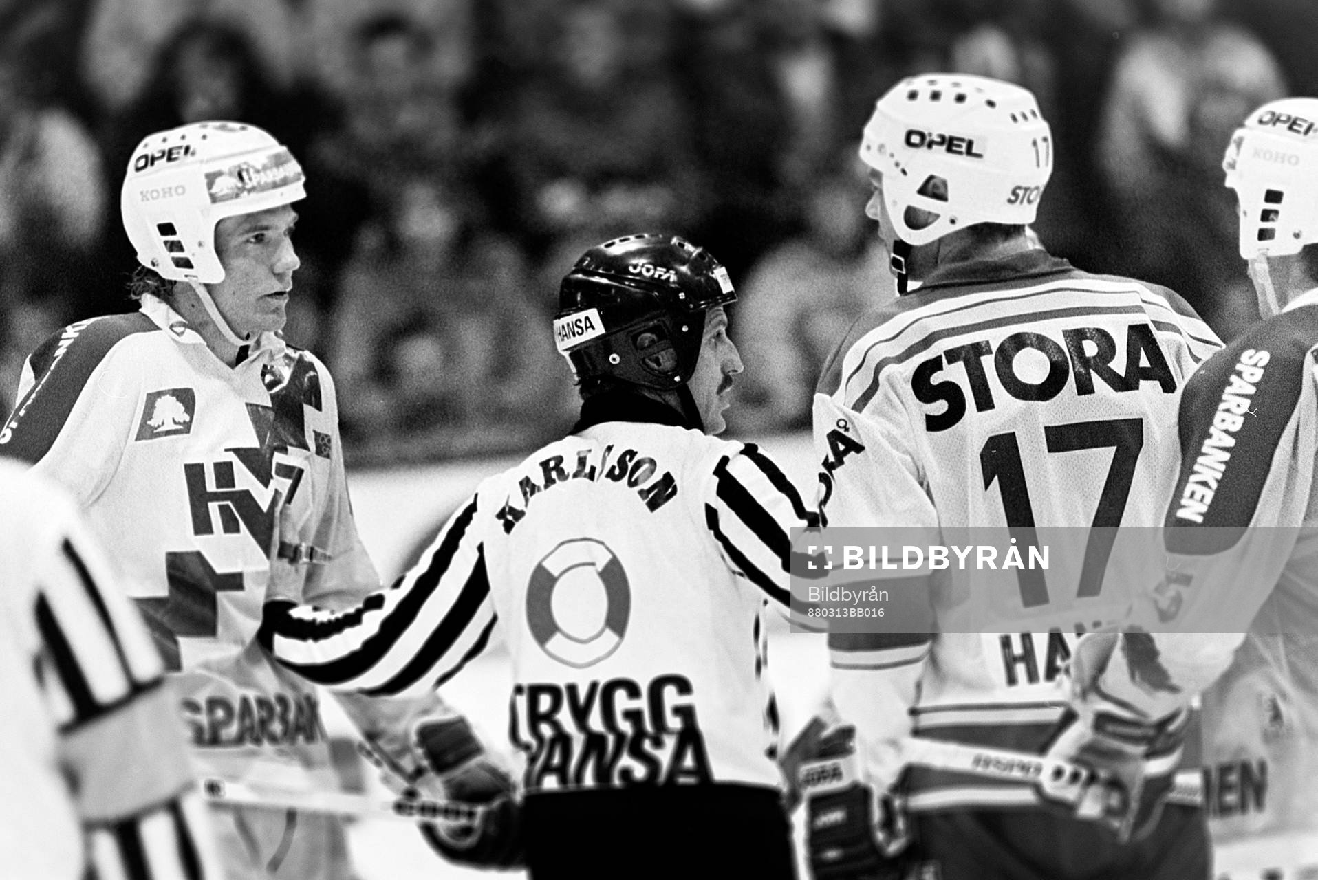 Ivan Hansen, Leksand i diskussion med domare Karlsson