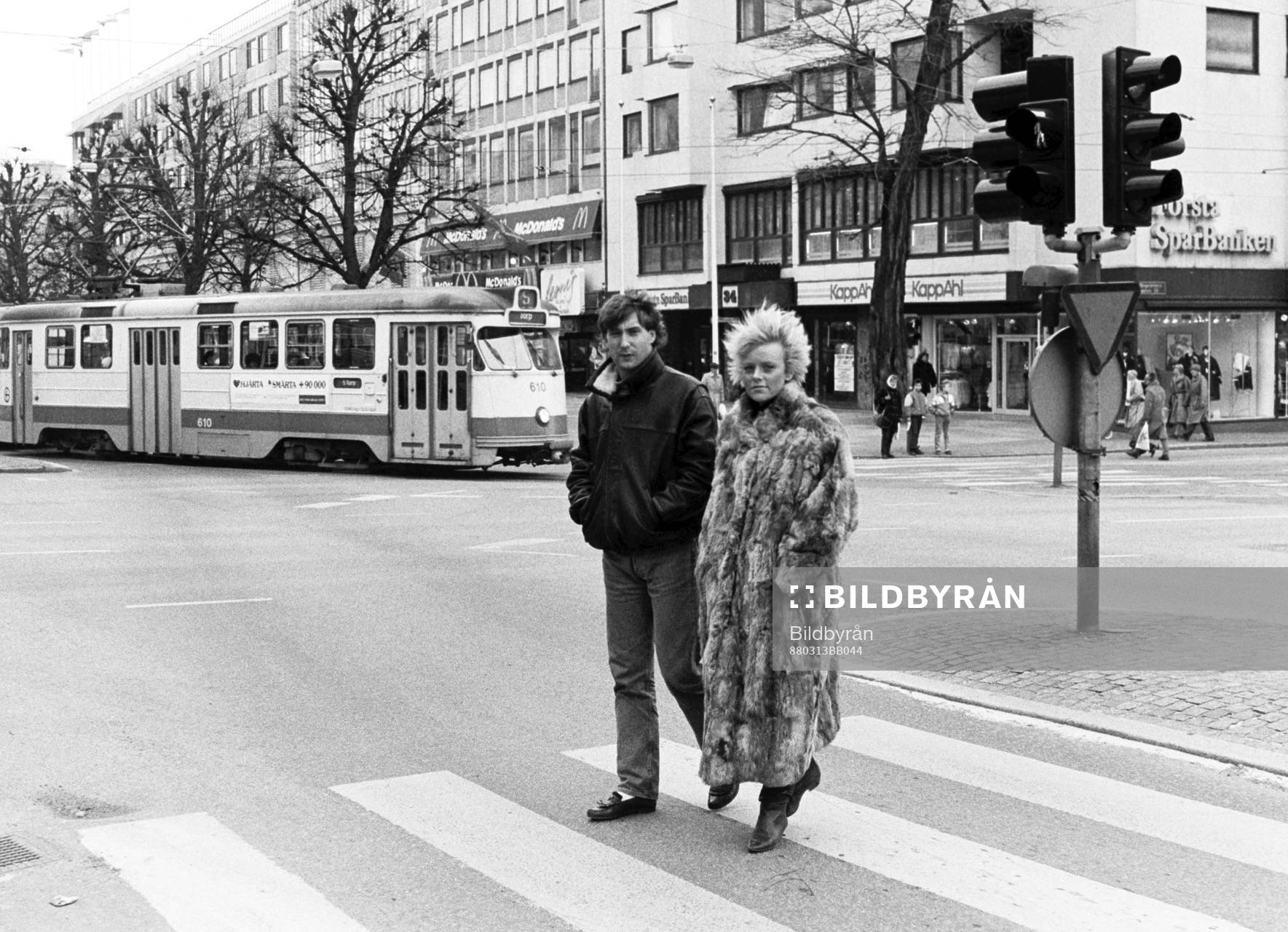 Leif Forsberg med sin flickvän Anna