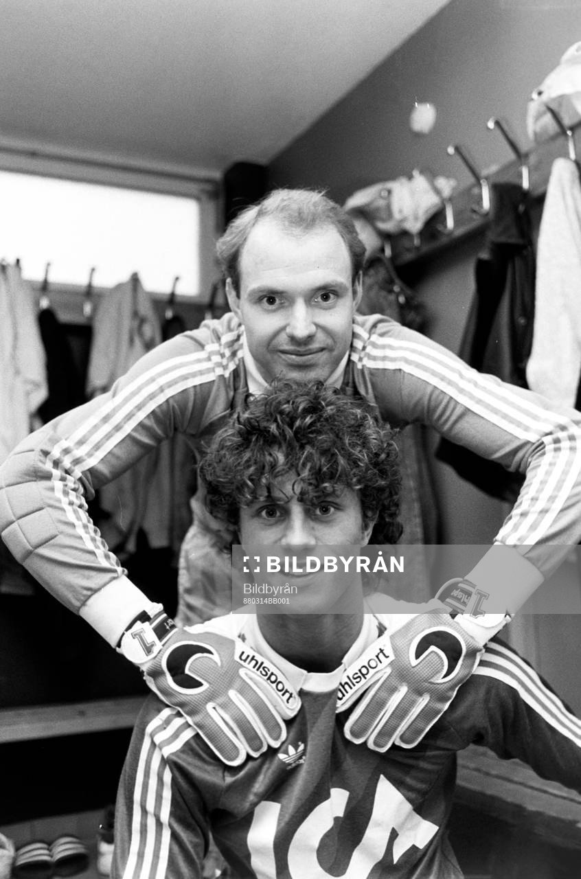 Thomas Ravelli och Pål Lundin, målvakter i Öster