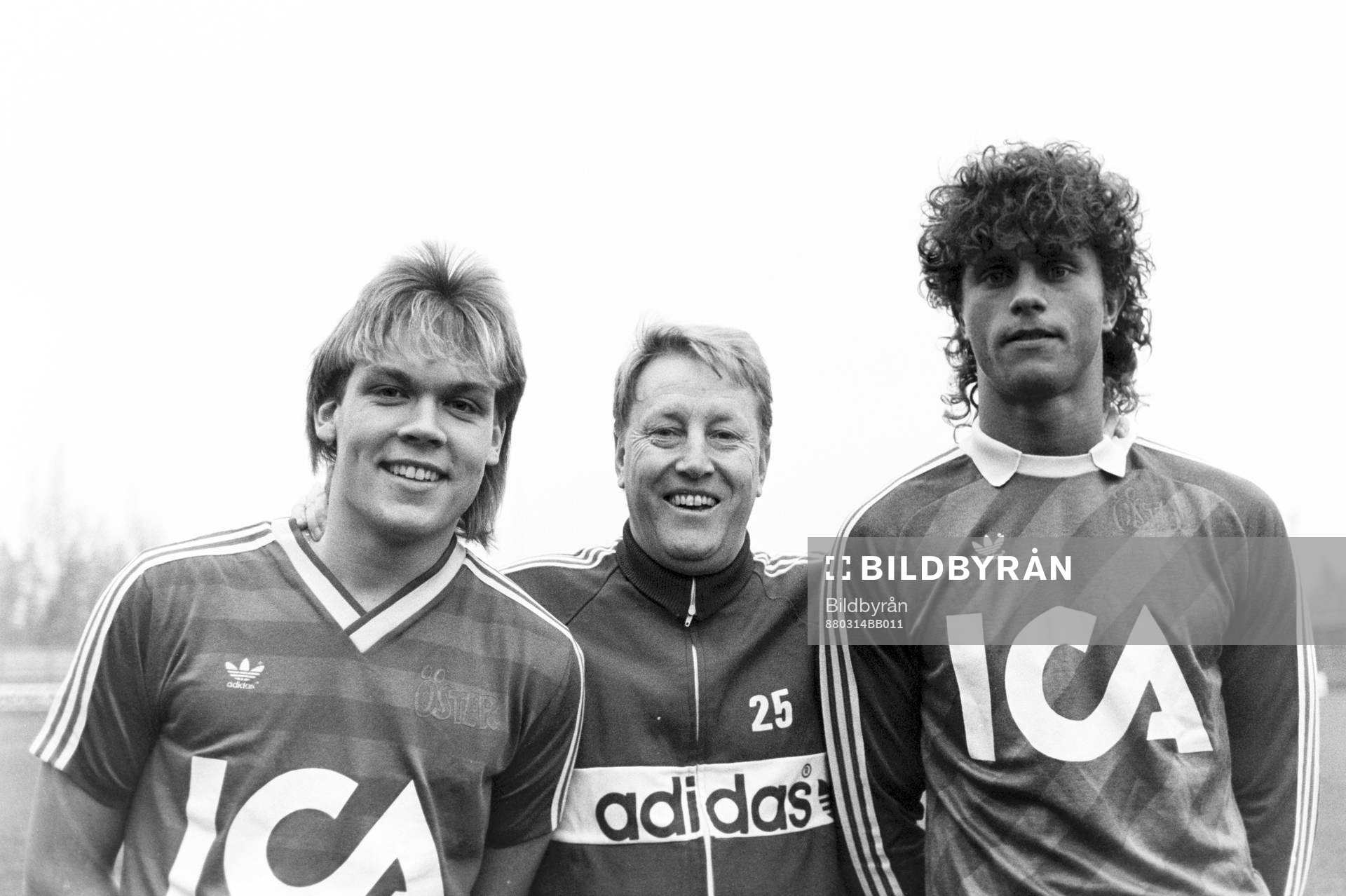Mikael Svensson, Bo Johansson, tränare och Pål Lundin,