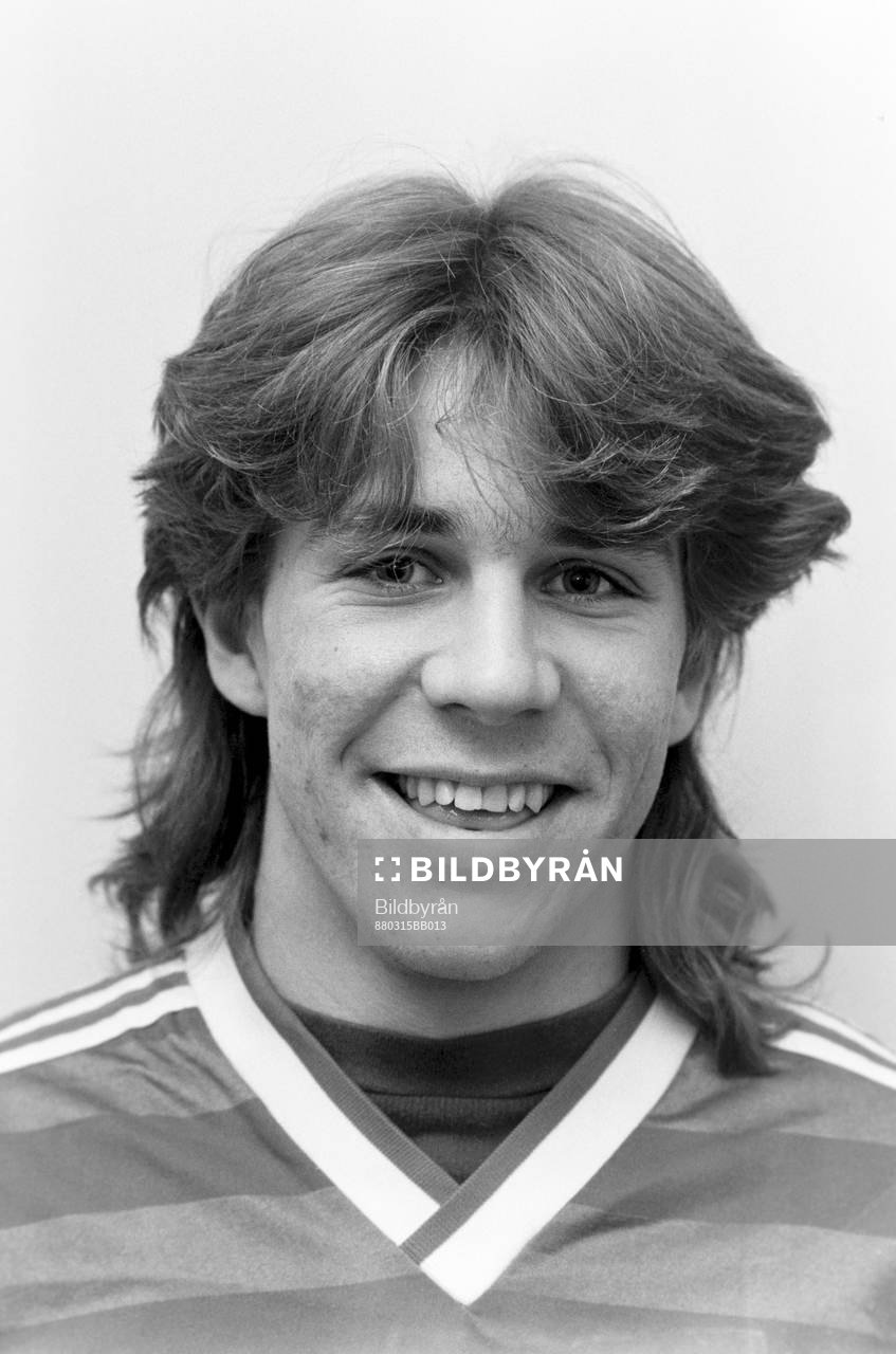 Fotboll, Div 1 södra, Halmstad BK: Mats Lundgren.