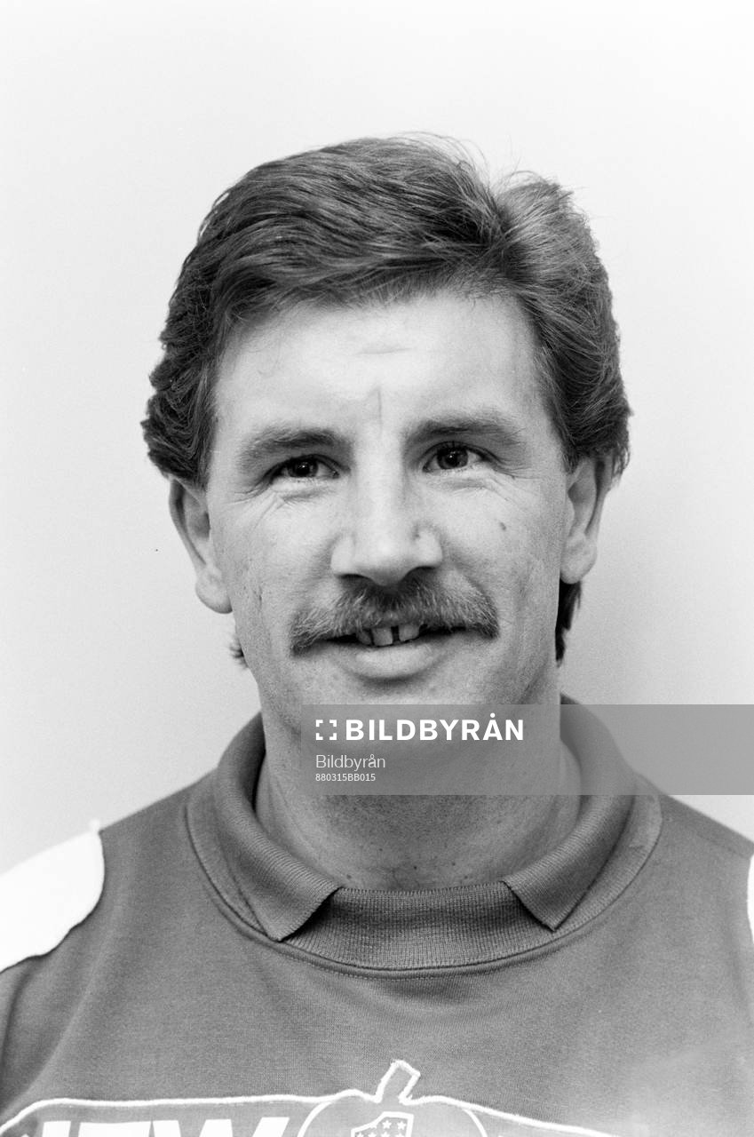 Fotboll, Div 1 södra, Halmstad BK: Stuart Baxter, tränare.