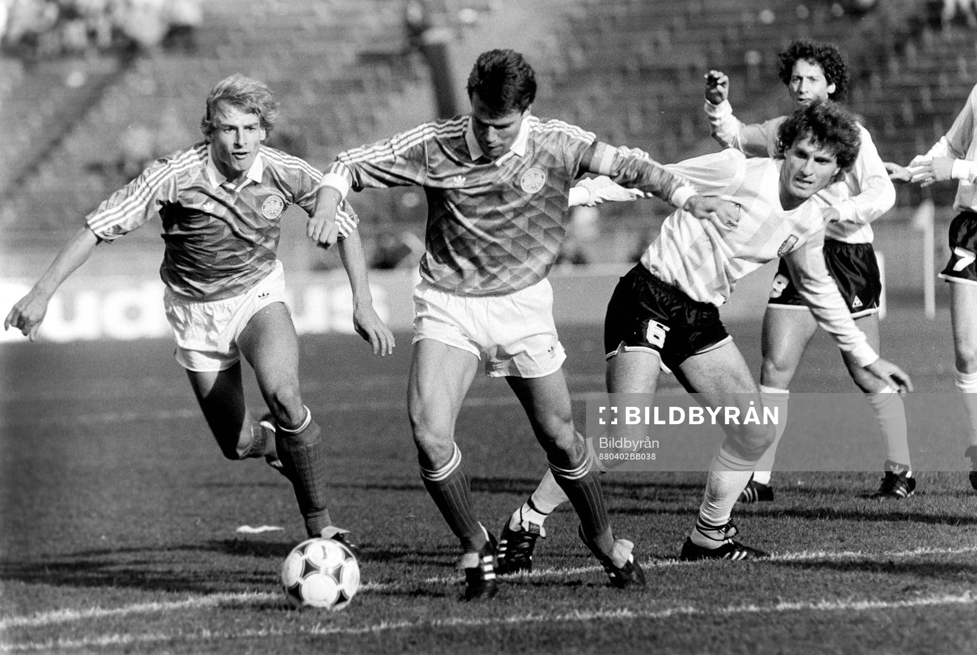 Jürgen Klinsmann och Lothar Matthäus, Västtyskland i