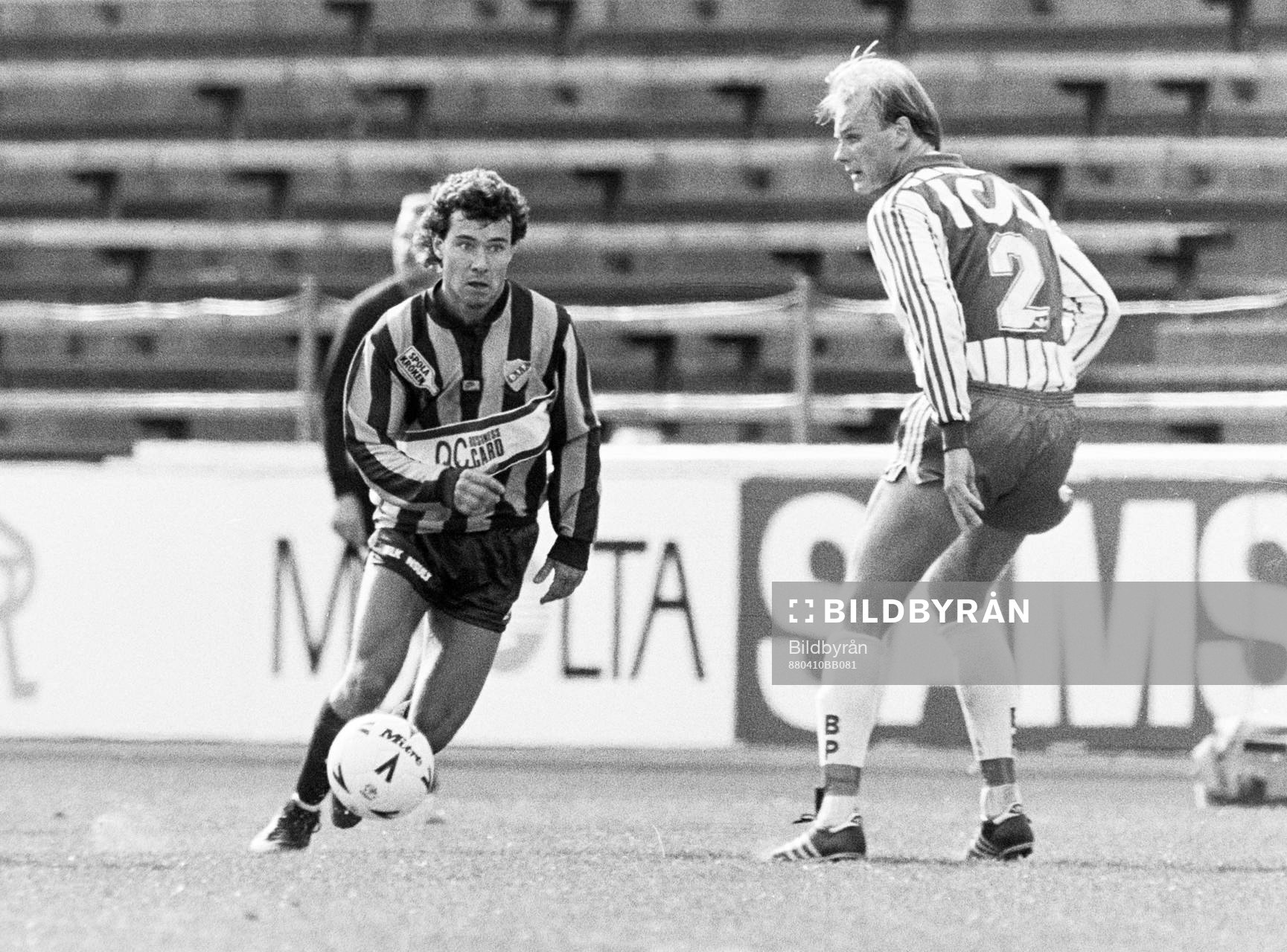 Fotboll, Allsvenskan, Djurgården - Västra Frölunda, 4-2: Stefan Rehn, Djurgården med bollen.
