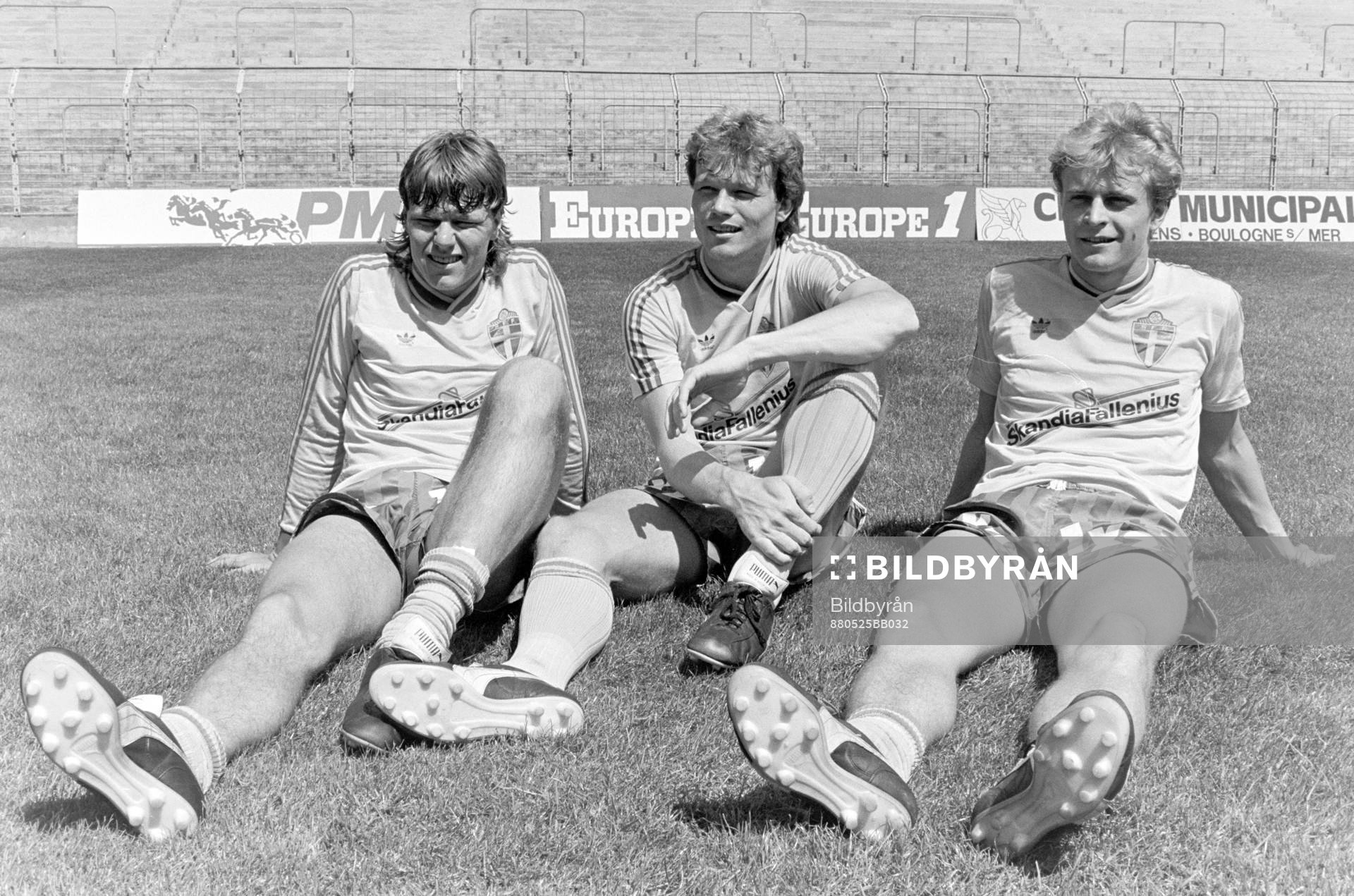Joakim Nilsson, Leif Engqvist och Jonas Thern, Sverige på