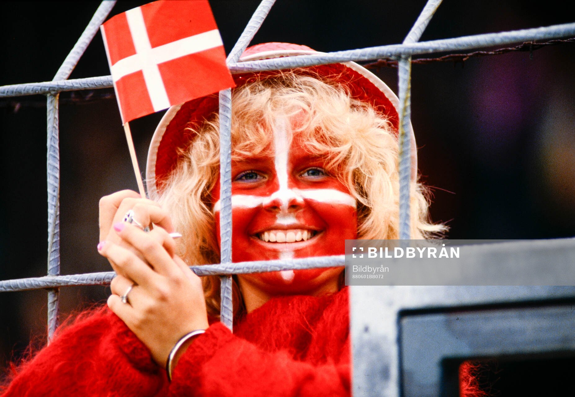 Danmarks fans. Football, Friendly, Denmark -