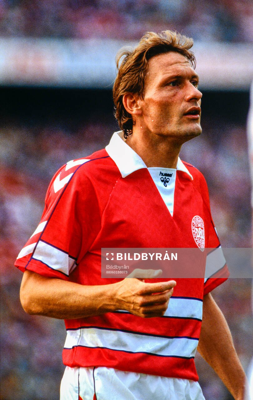 Danmarks Preben Elkjaer. Football, Friendly, Denmark -